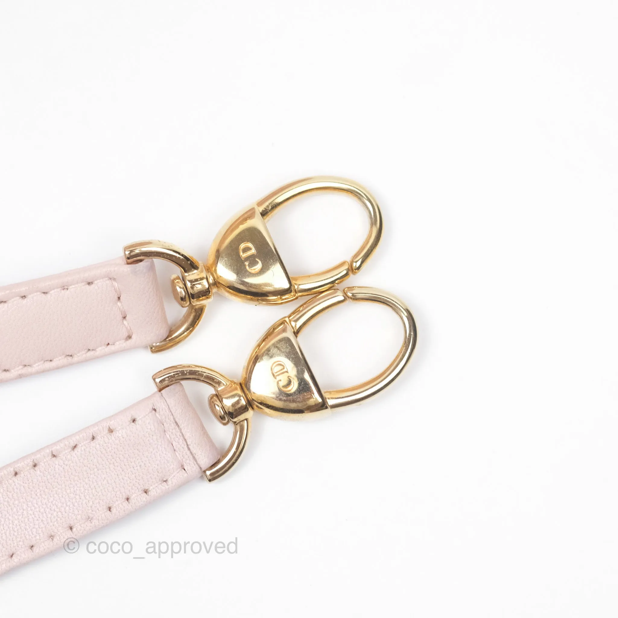 Christian Dior Medium Lady Dior Pink Lambskin Gold Hardware