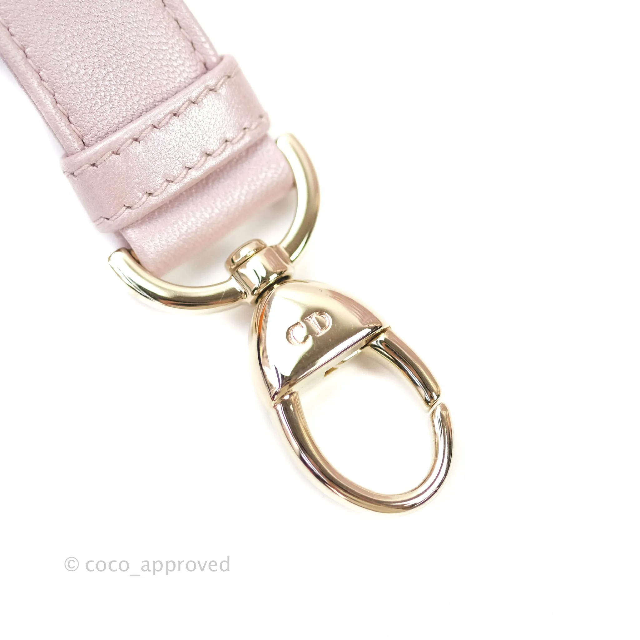 Christian Dior Medium Lady Dior Pink Lambskin Gold Hardware