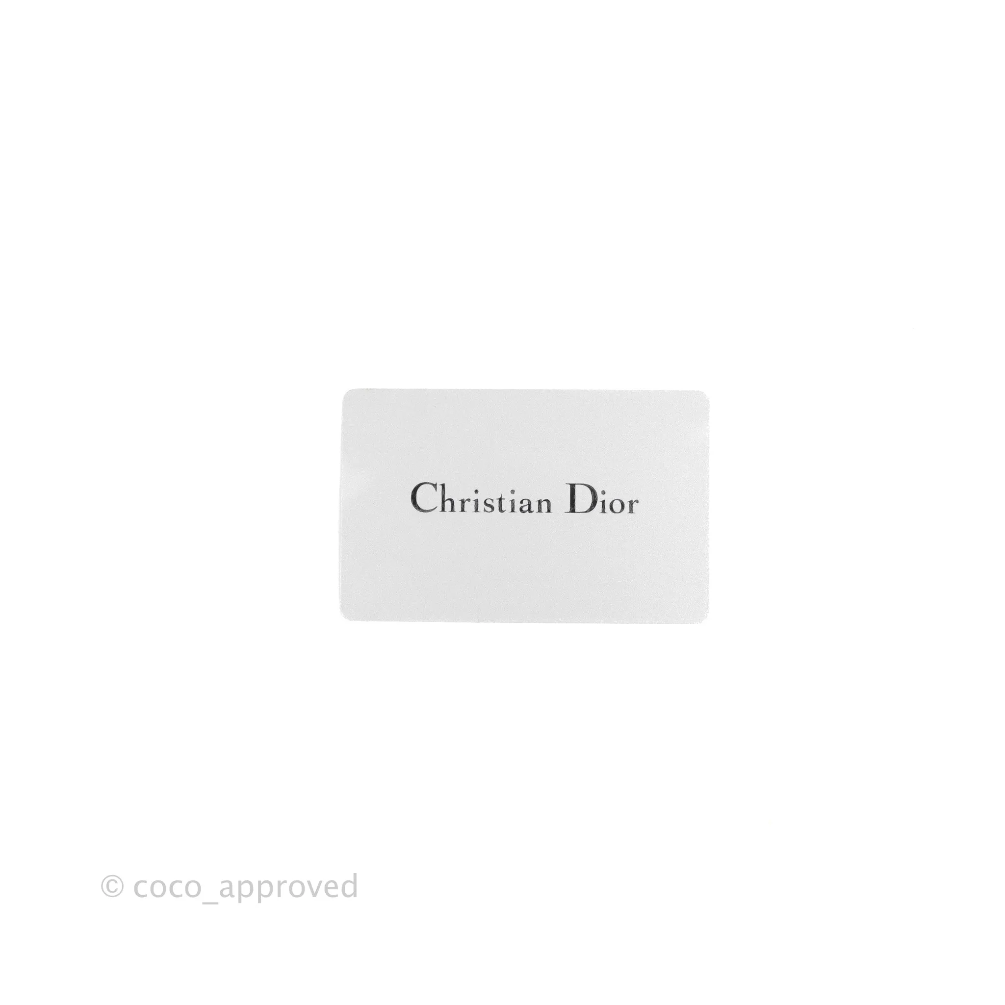 Christian Dior Medium Lady Dior Red Patent Silver Hardware