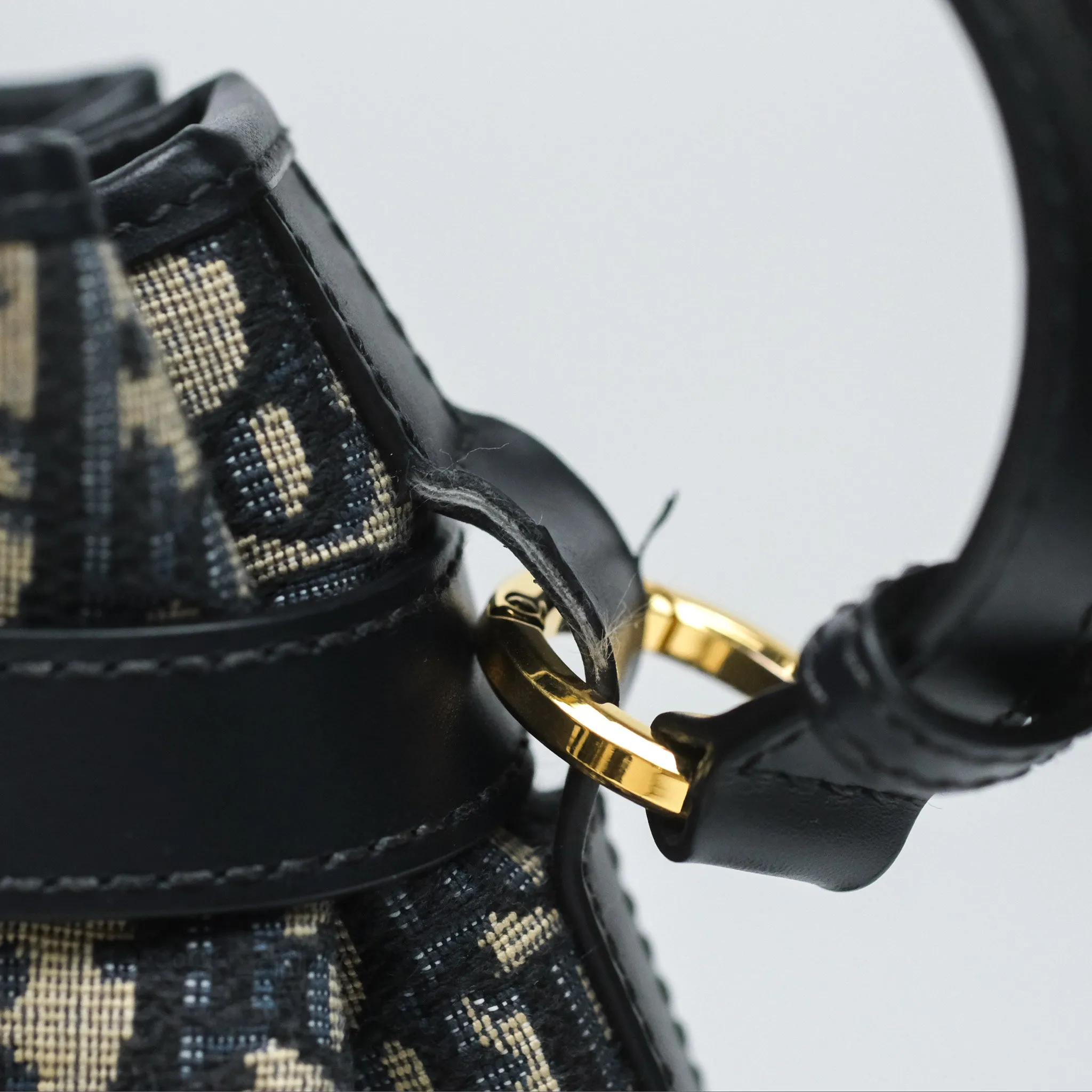 Christian Dior Medium O C'est Dior Bucket Bag Blue Dior Oblique Jacquard
