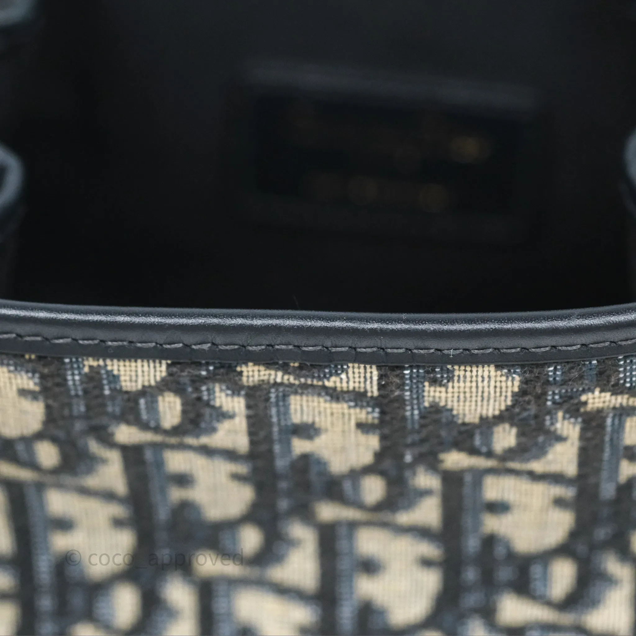 Christian Dior Medium O C'est Dior Bucket Bag Blue Dior Oblique Jacquard