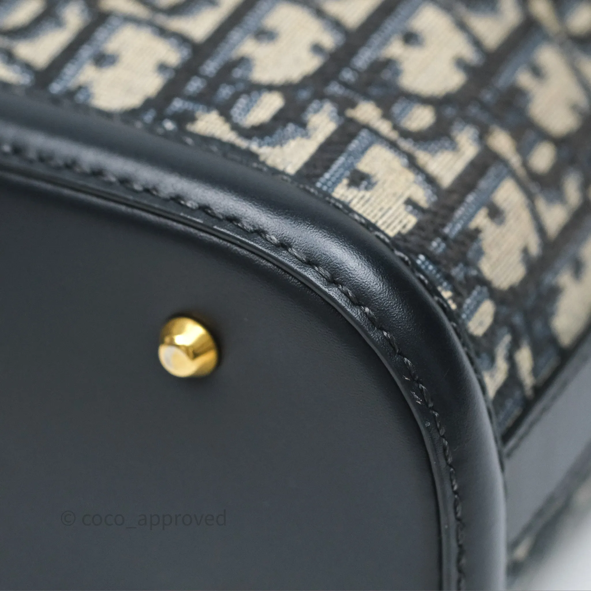 Christian Dior Medium O C'est Dior Bucket Bag Blue Dior Oblique Jacquard