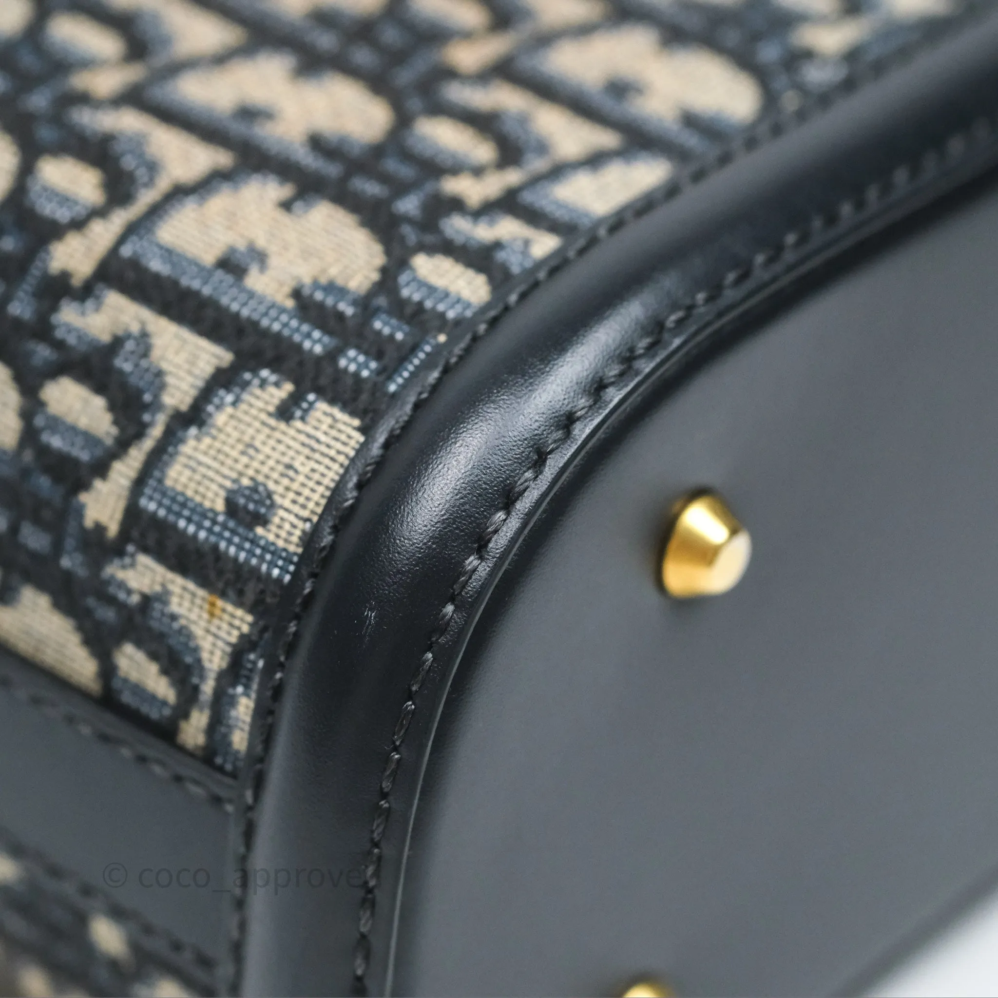 Christian Dior Medium O C'est Dior Bucket Bag Blue Dior Oblique Jacquard