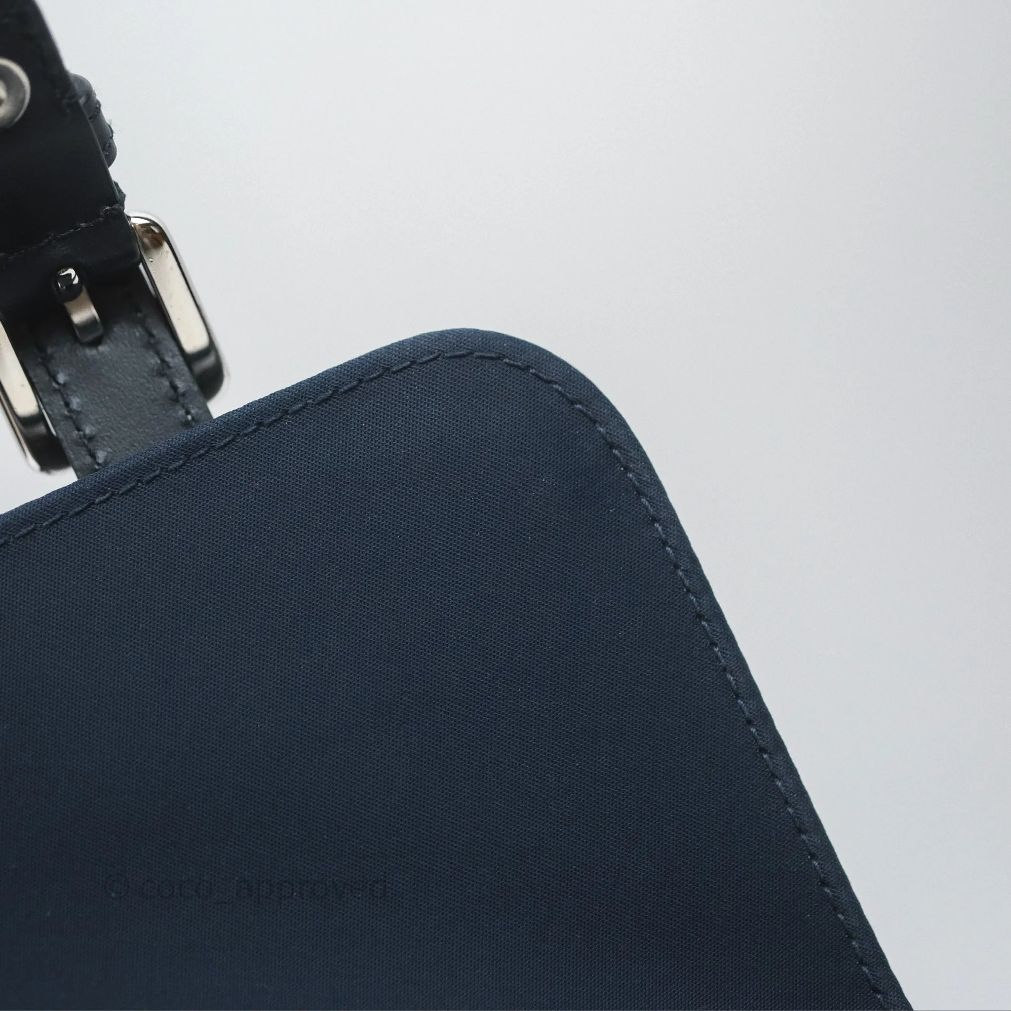 Christian Dior Messenger Bag Smooth Calfskin Blue Dior Oblique Jacquard