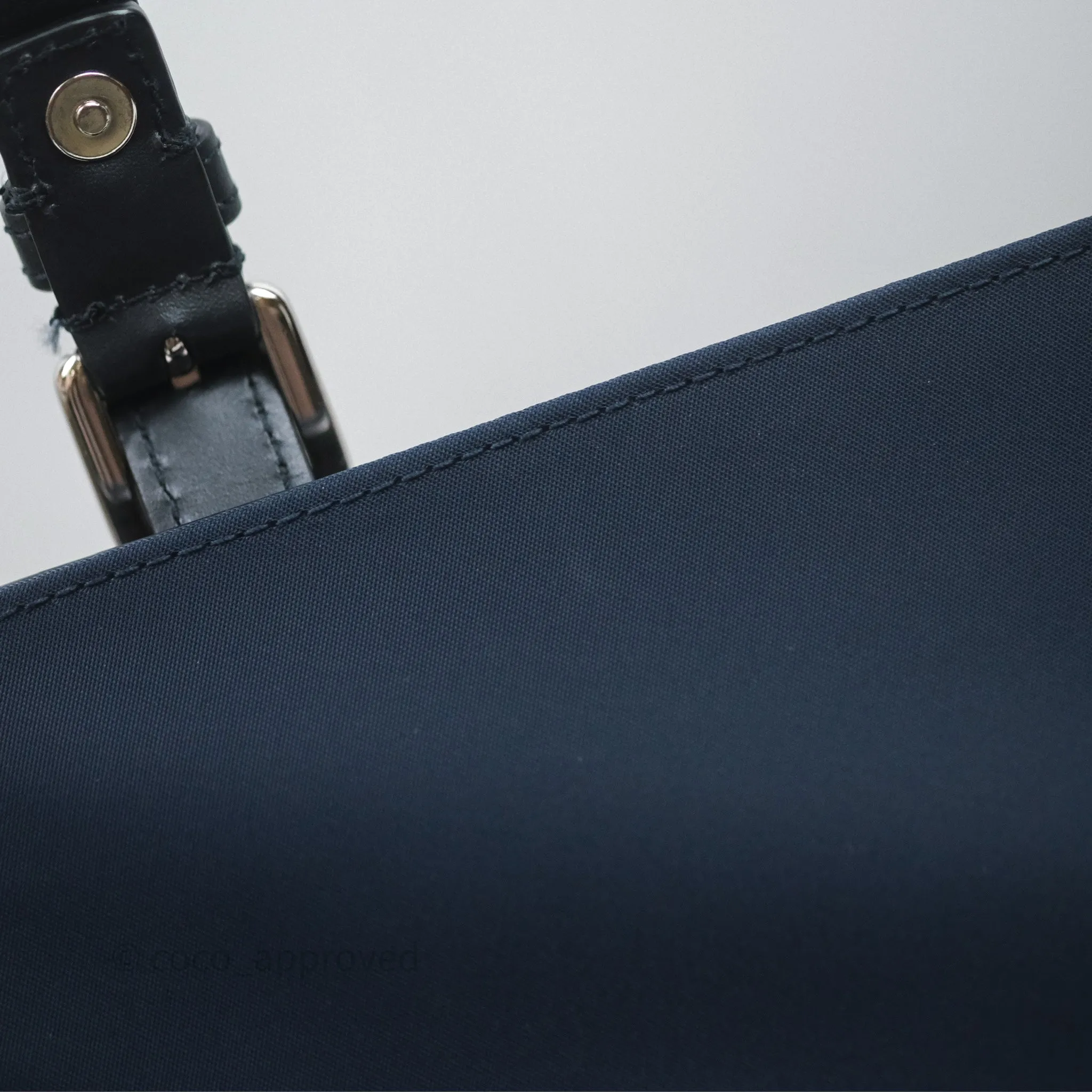 Christian Dior Messenger Bag Smooth Calfskin Blue Dior Oblique Jacquard