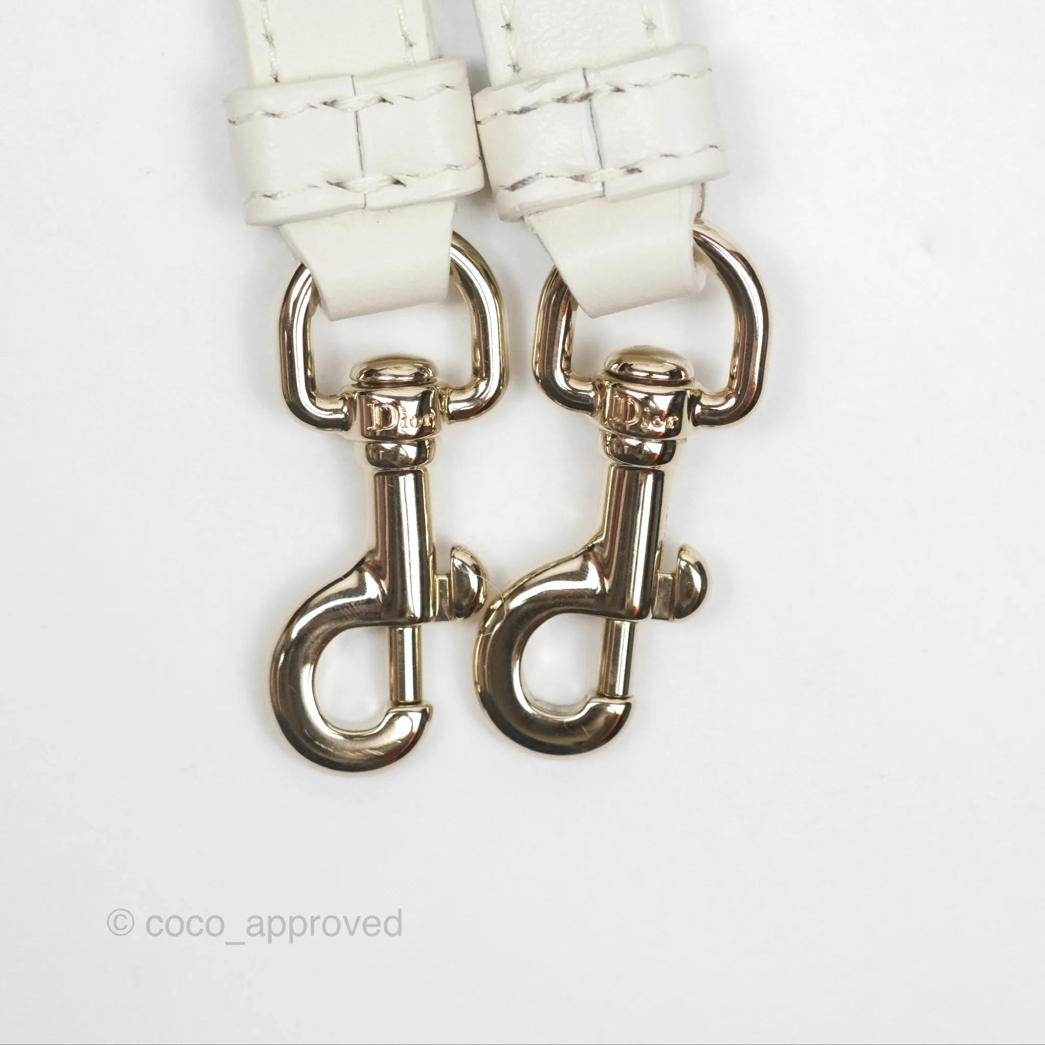 Christian Dior Mini Dior Book Tote Latte Macrocannage Calfskin Gold Hardware