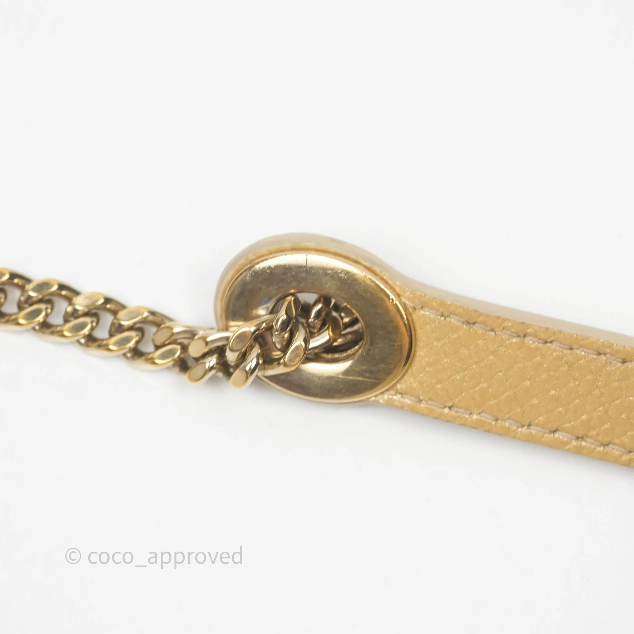 Christian Dior Mini Lady Dior Beige Lizard Gold Hardware