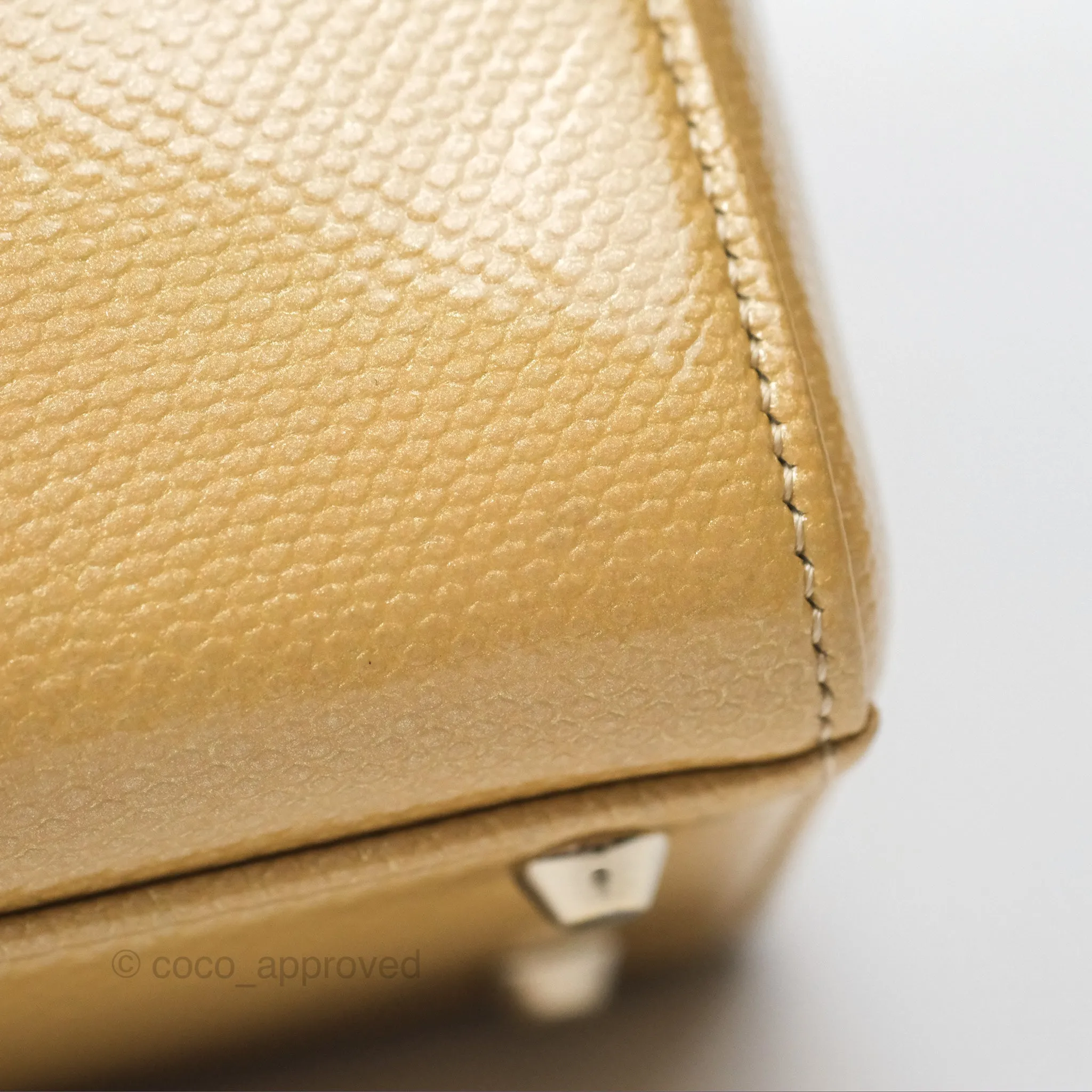 Christian Dior Mini Lady Dior Beige Lizard Gold Hardware