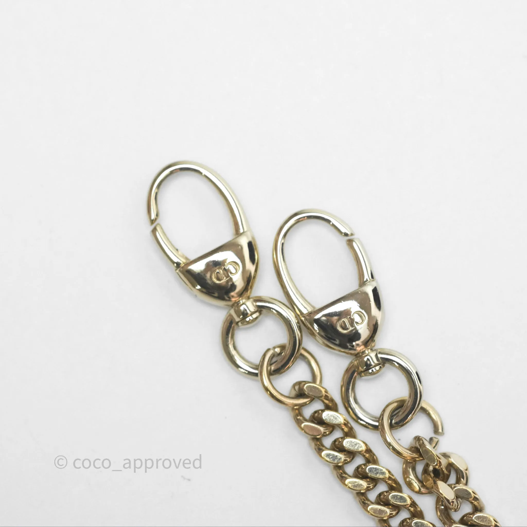 Christian Dior Mini Lady Dior Black Patent Gold Hardware