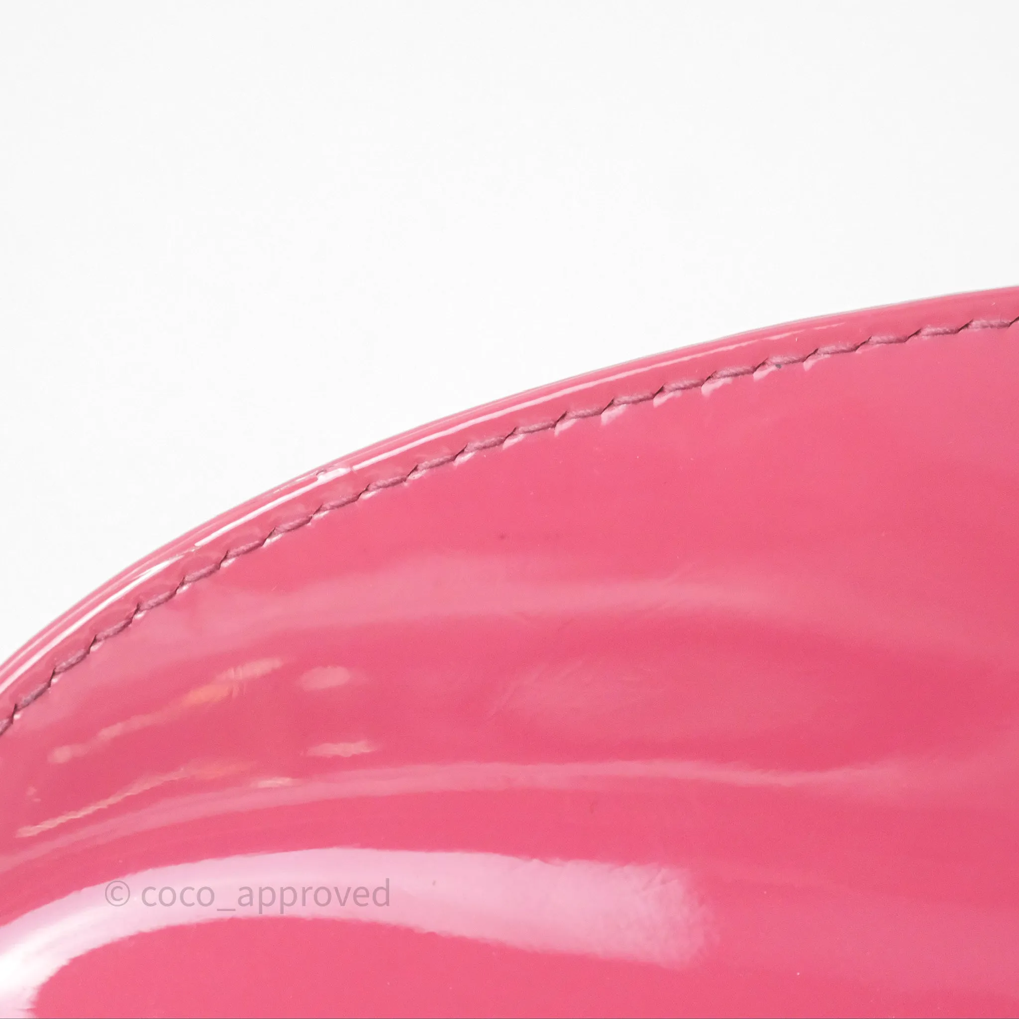 Christian Dior Mini Lady Dior Dusty Pink Patent Cannage Calfskin Gold Hardware