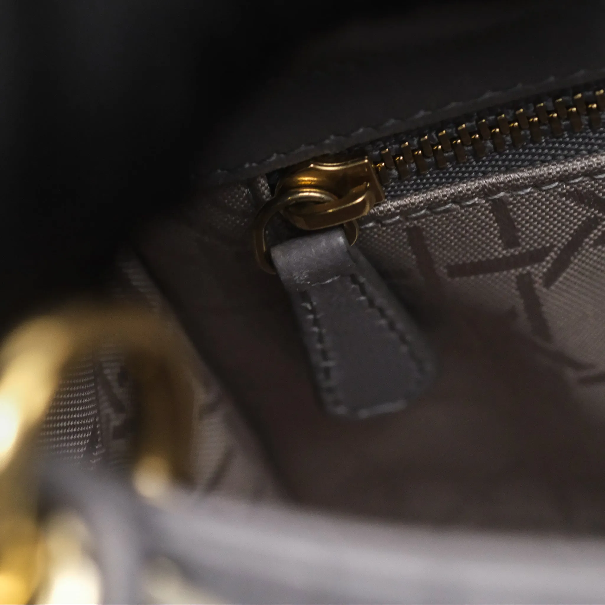 Christian Dior Mini Lady Dior Grey Lambskin Cannage Gold Hardware