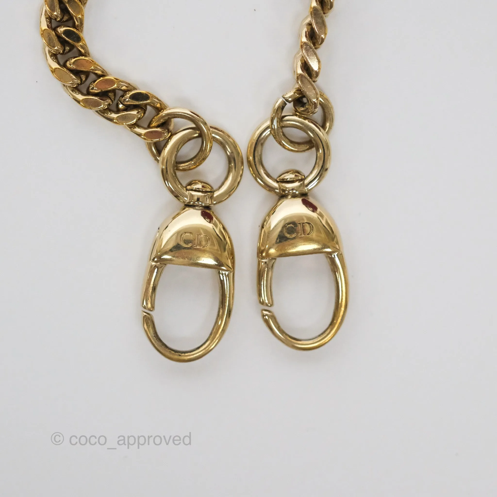 Christian Dior Mini Lady Dior Red Patent Cannage Gold Hardware