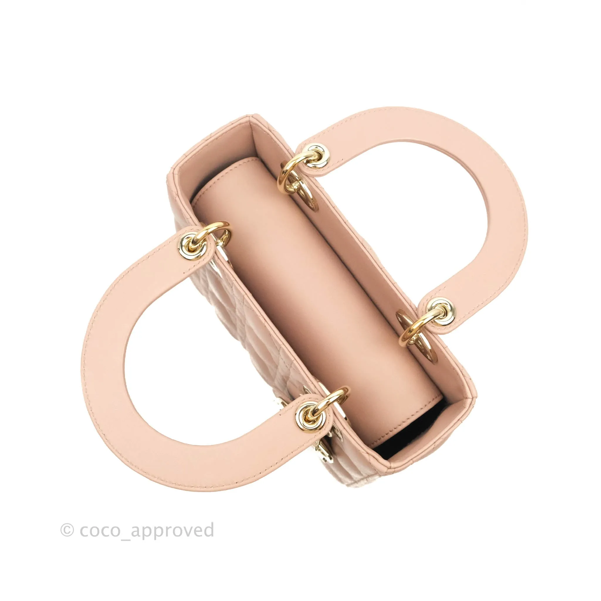 Christian Dior My ABCDior Lady Dior Fard Blush Lambskin Gold Hardware