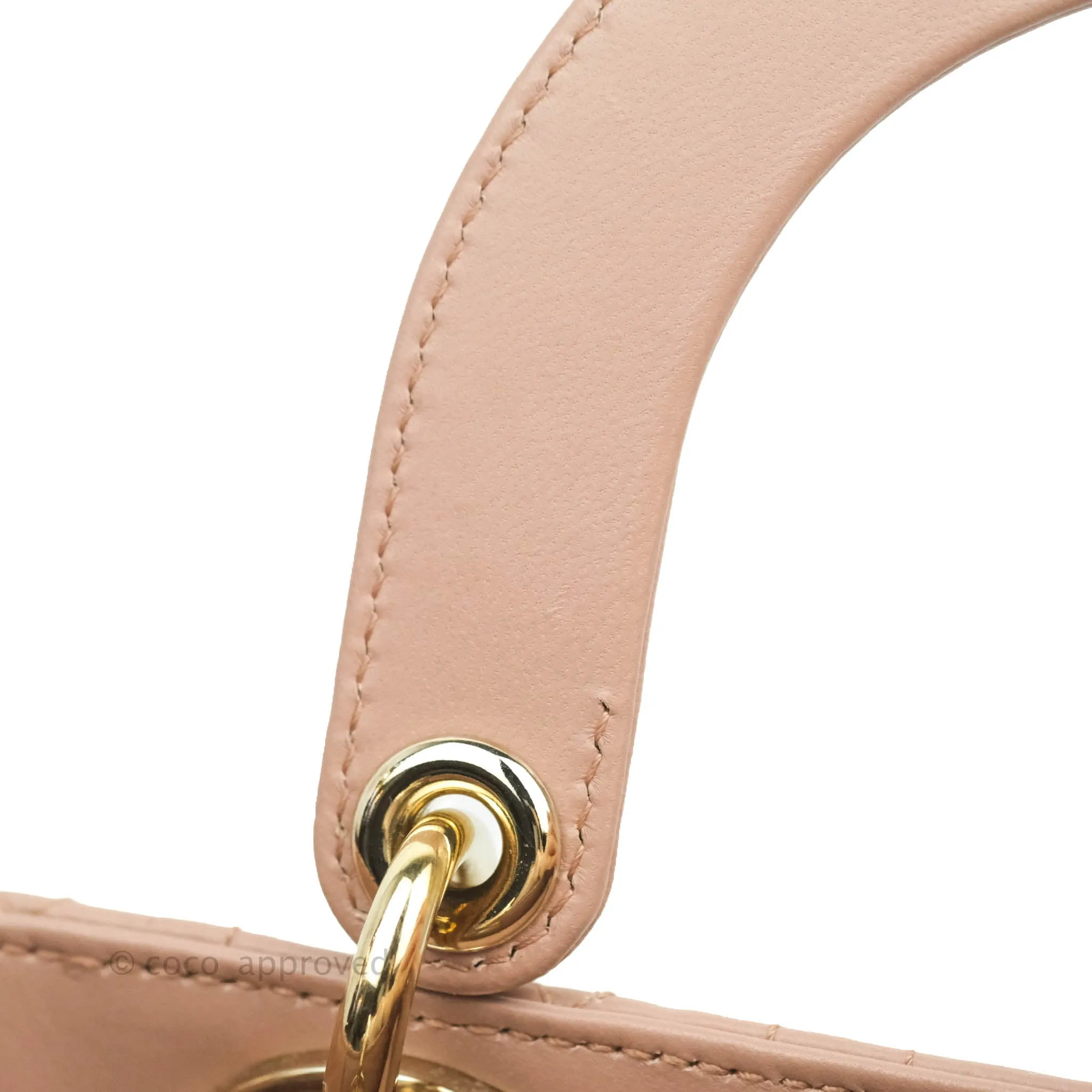 Christian Dior My ABCDior Lady Dior Fard Blush Lambskin Gold Hardware
