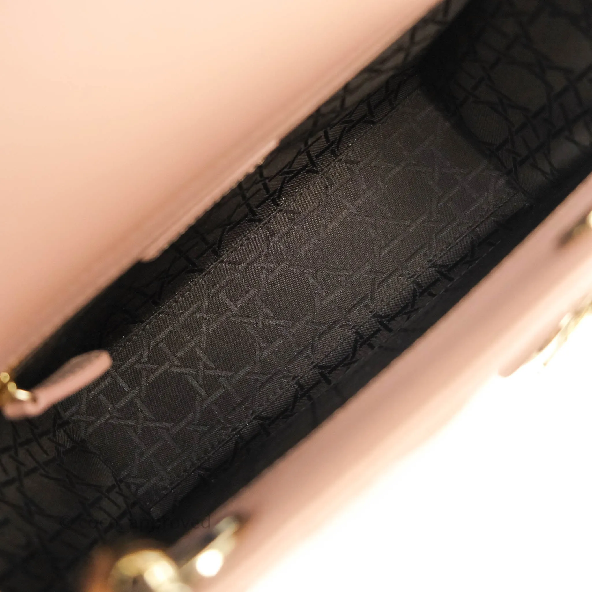 Christian Dior My ABCDior Lady Dior Fard Blush Lambskin Gold Hardware