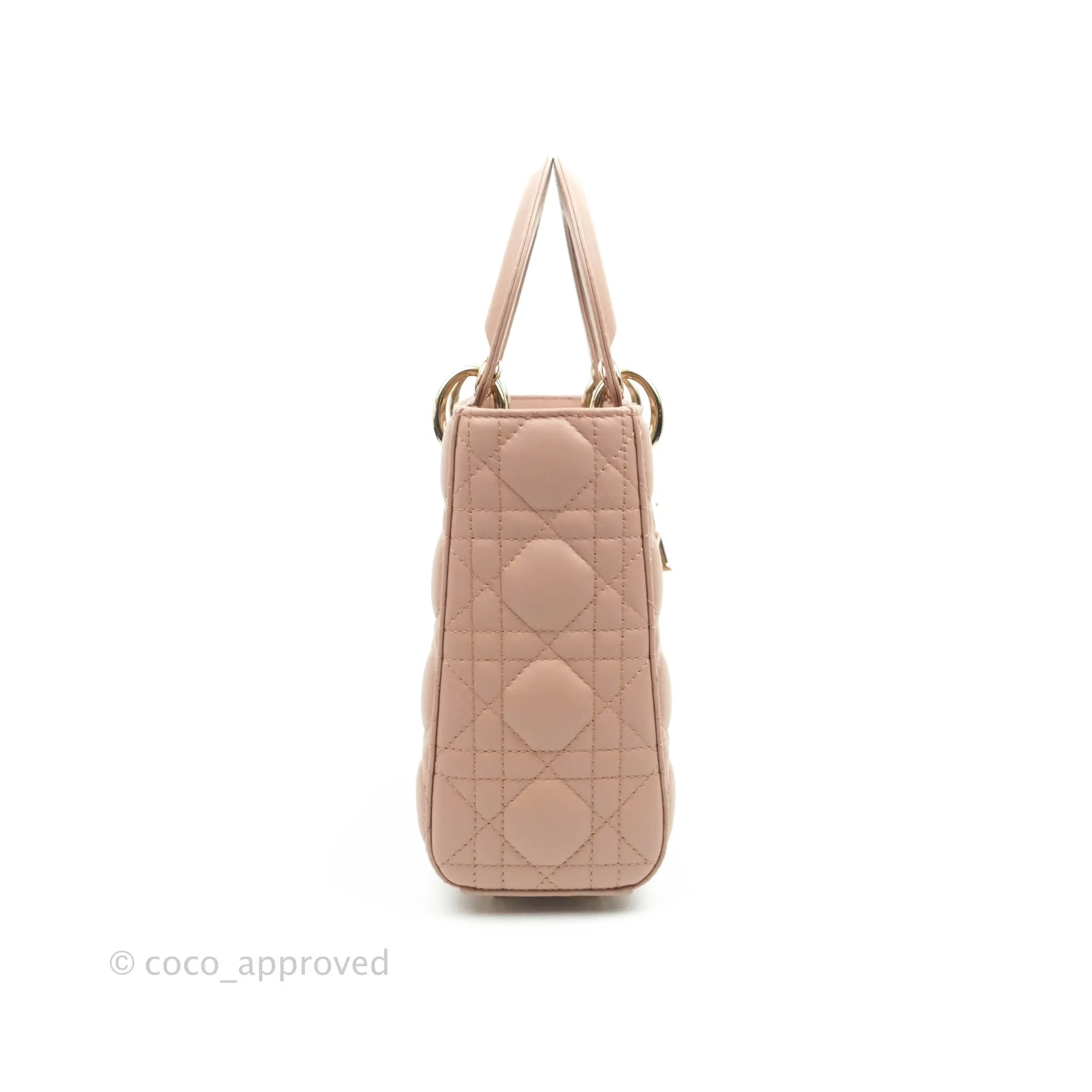 Christian Dior My ABCDior Lady Dior Fard Blush Lambskin Gold Hardware