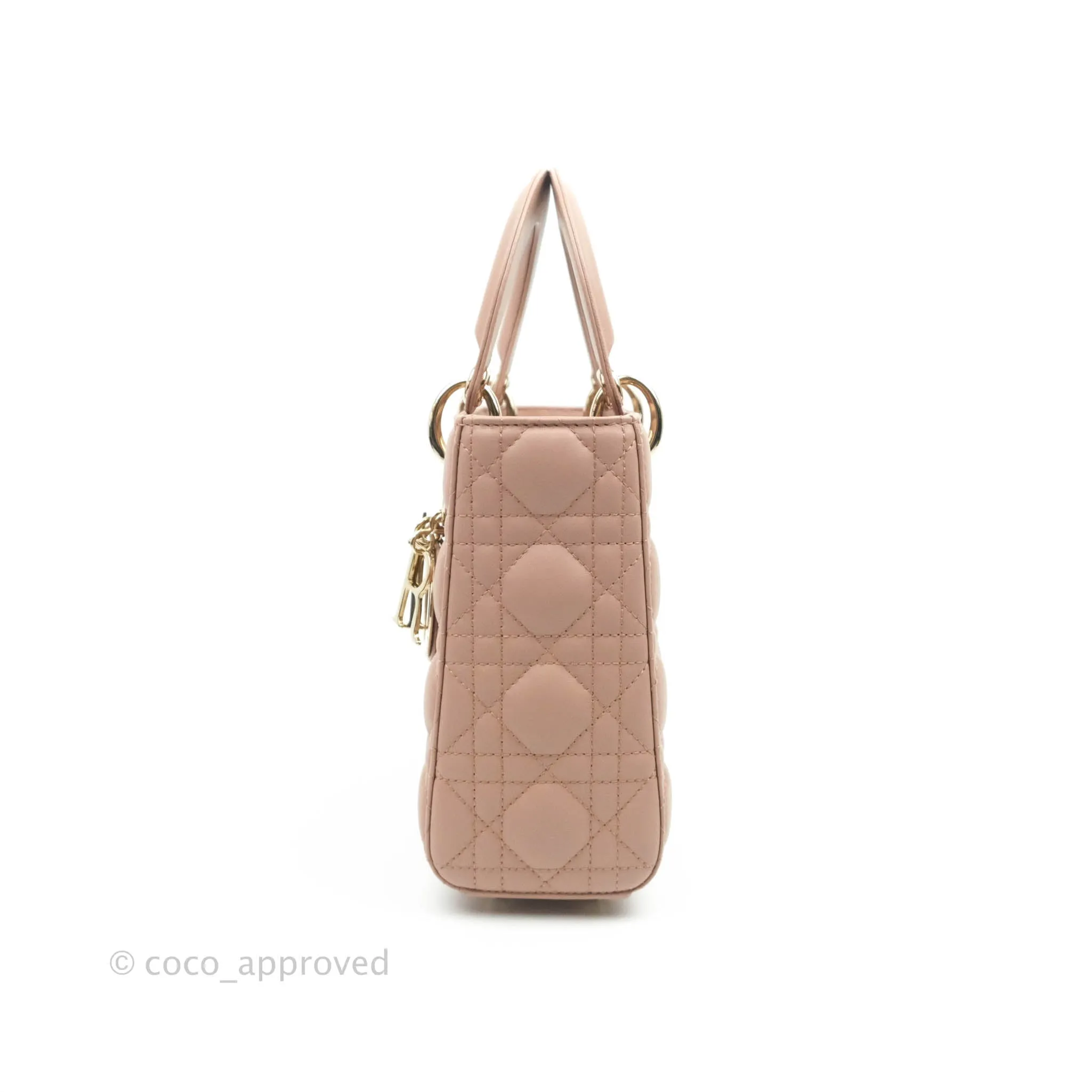 Christian Dior My ABCDior Lady Dior Fard Blush Lambskin Gold Hardware