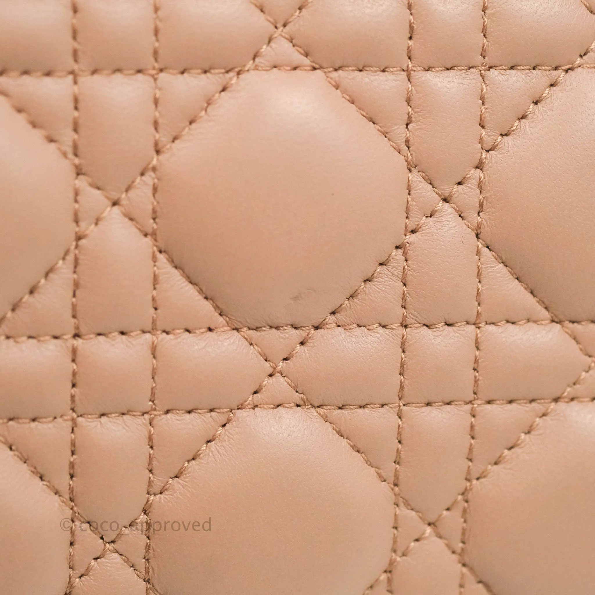 Christian Dior My ABCDior Lady Dior Fard Blush Lambskin Gold Hardware
