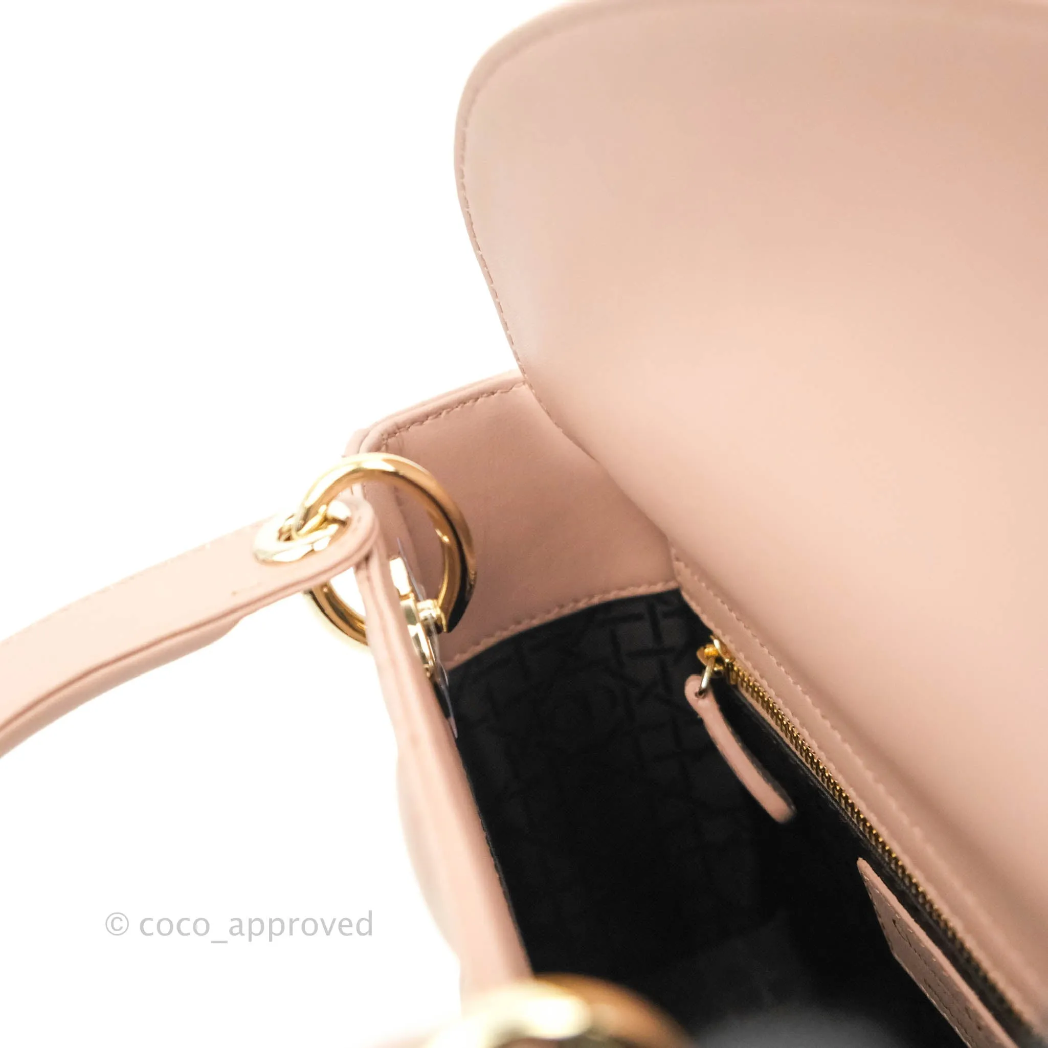 Christian Dior My ABCDior Lady Dior Fard Blush Lambskin Gold Hardware