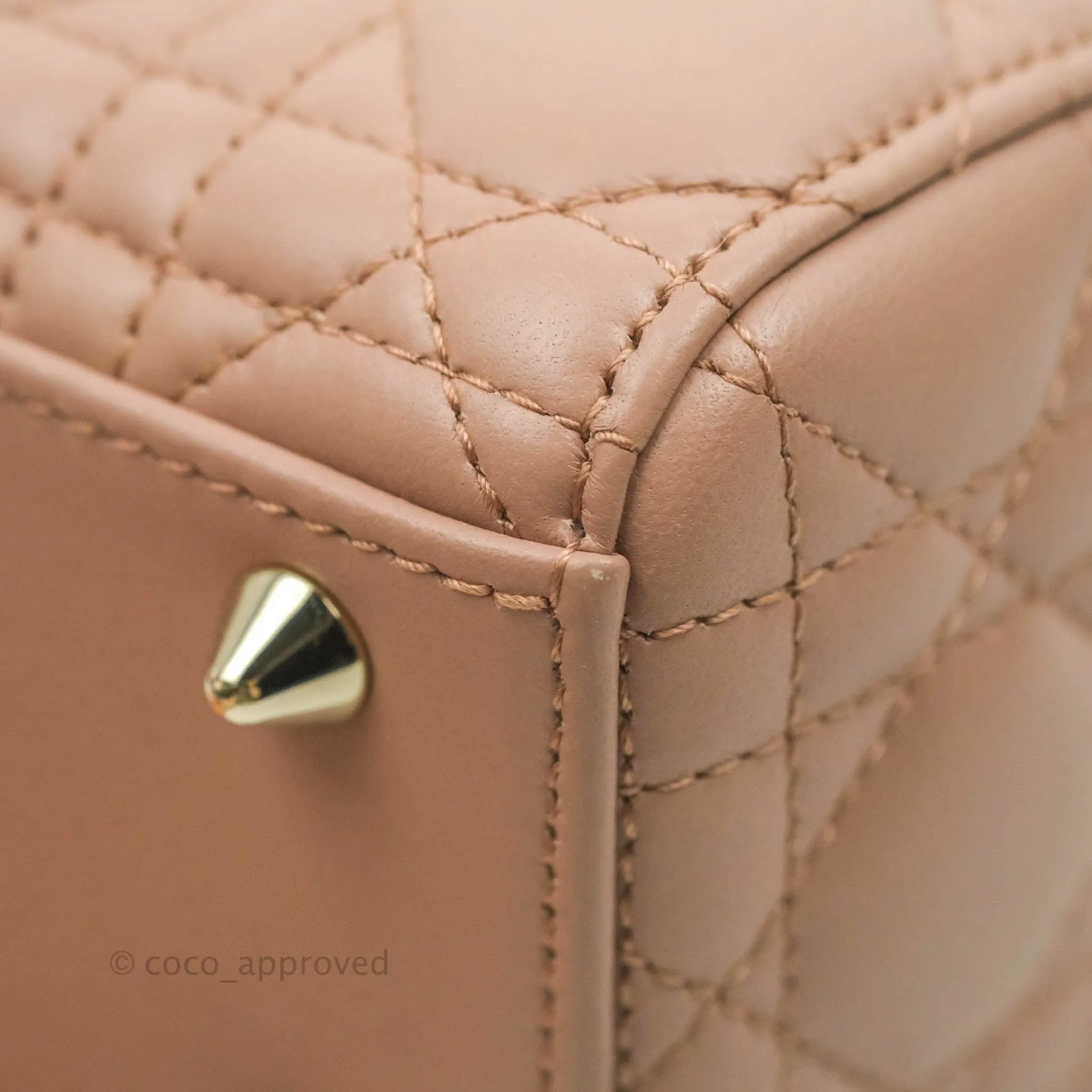 Christian Dior My ABCDior Lady Dior Fard Blush Lambskin Gold Hardware