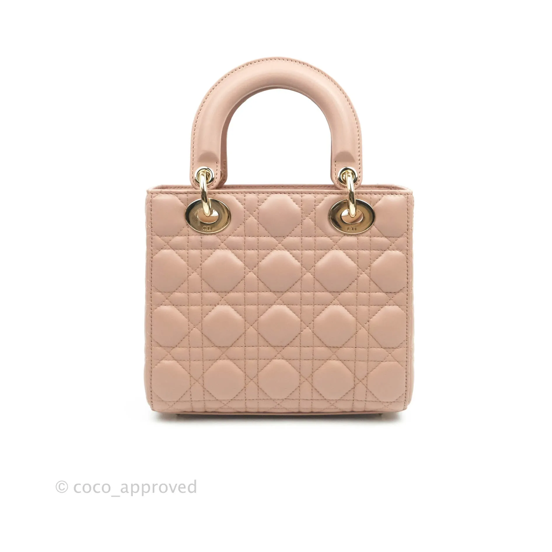 Christian Dior My ABCDior Lady Dior Fard Blush Lambskin Gold Hardware