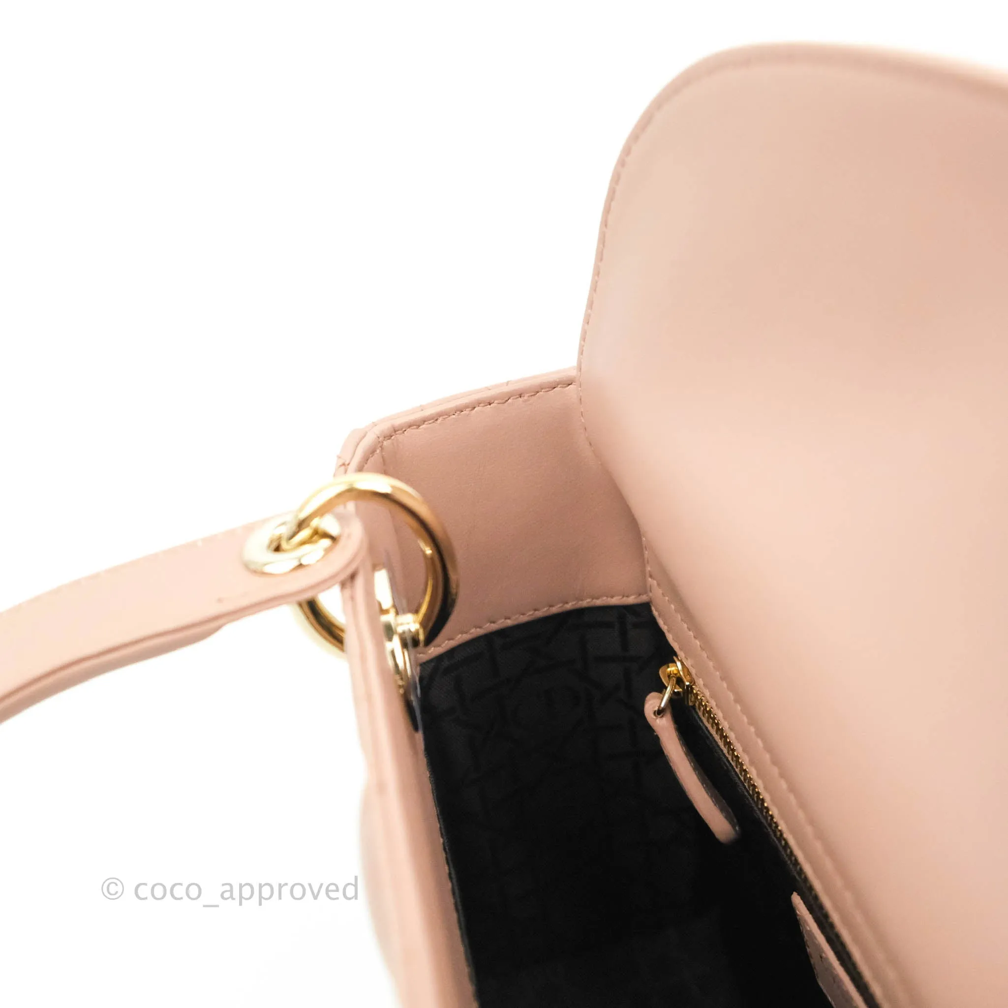 Christian Dior My ABCDior Lady Dior Fard Blush Lambskin Gold Hardware