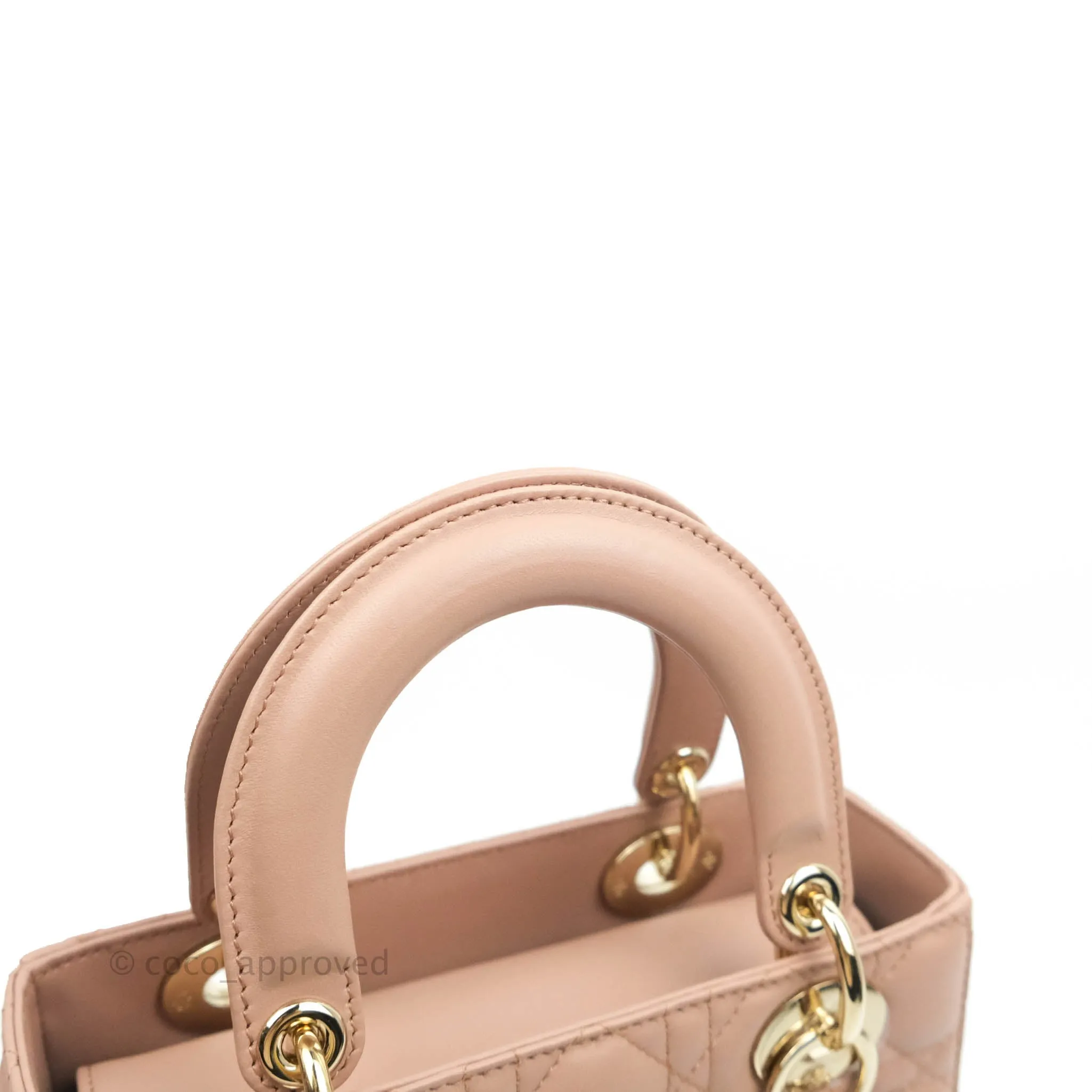 Christian Dior My ABCDior Lady Dior Fard Blush Lambskin Gold Hardware