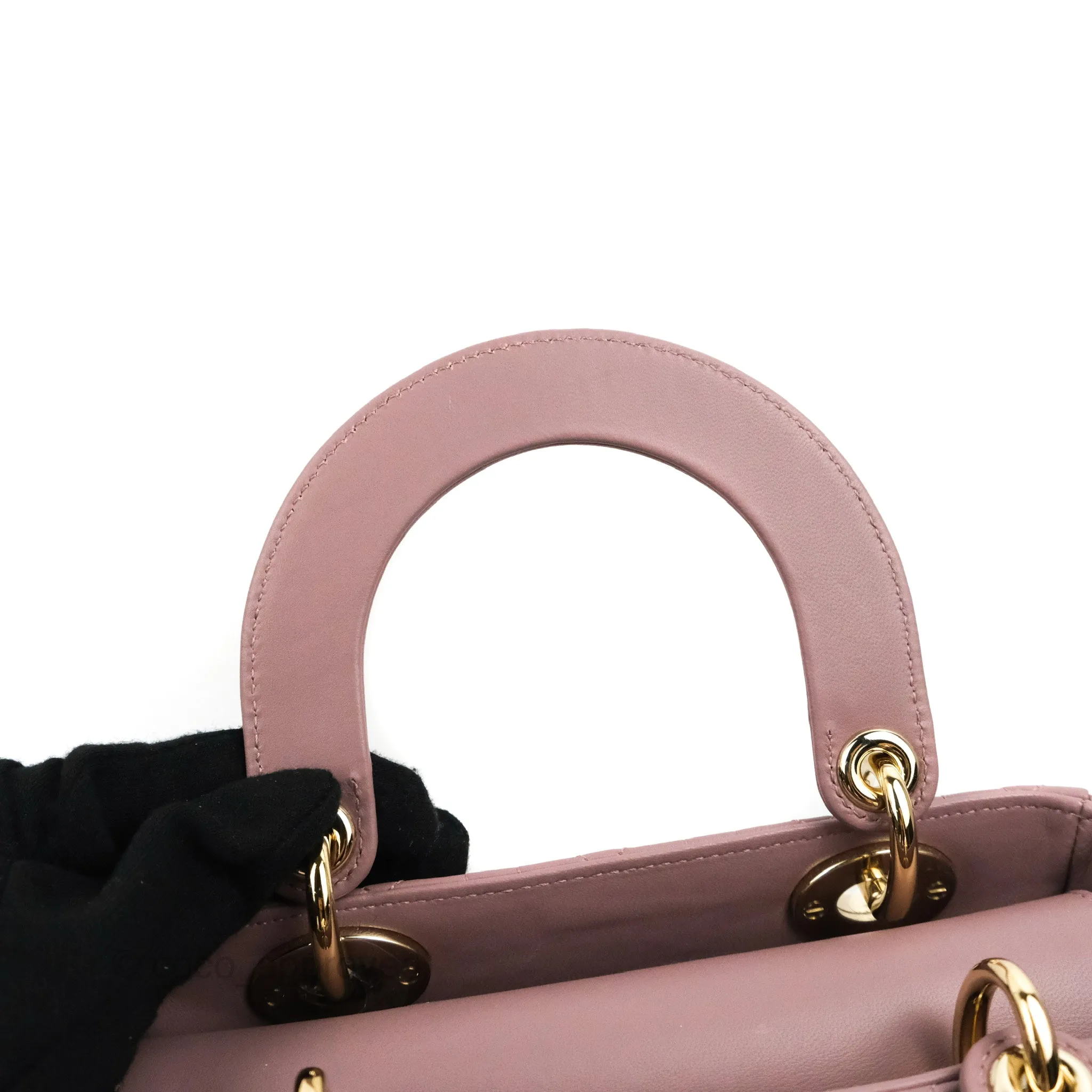 Christian Dior My ABCDior Lady Dior Peony Pink Lambskin Gold Hardware