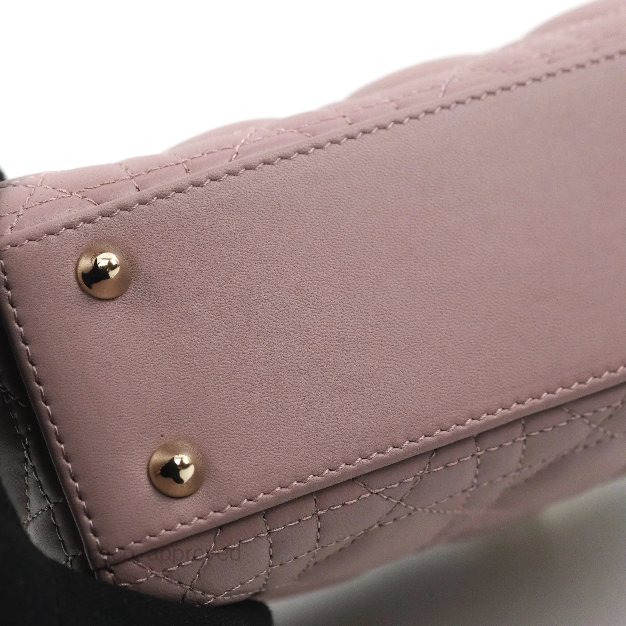 Christian Dior My ABCDior Lady Dior Peony Pink Lambskin Gold Hardware