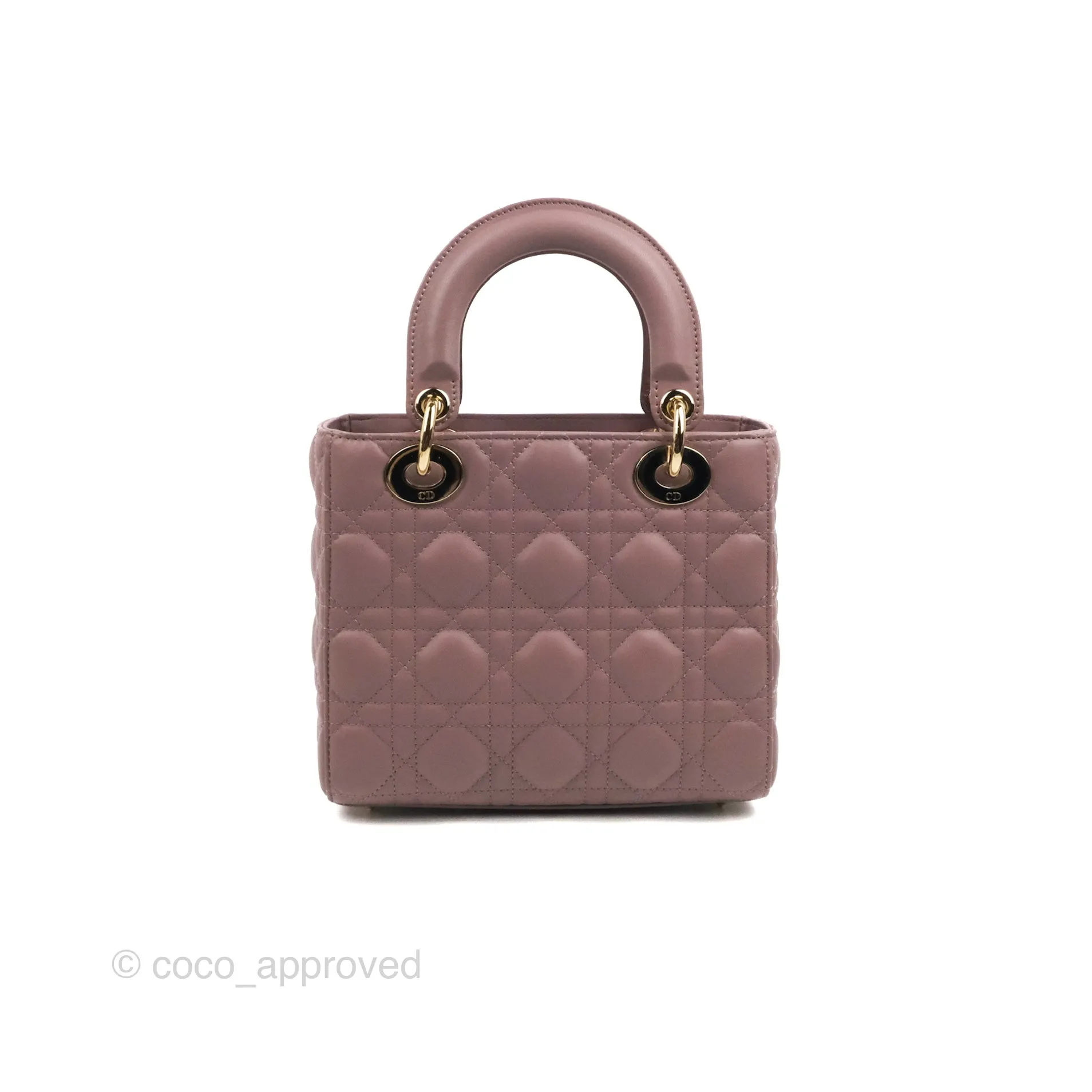 Christian Dior My ABCDior Lady Dior Peony Pink Lambskin Gold Hardware