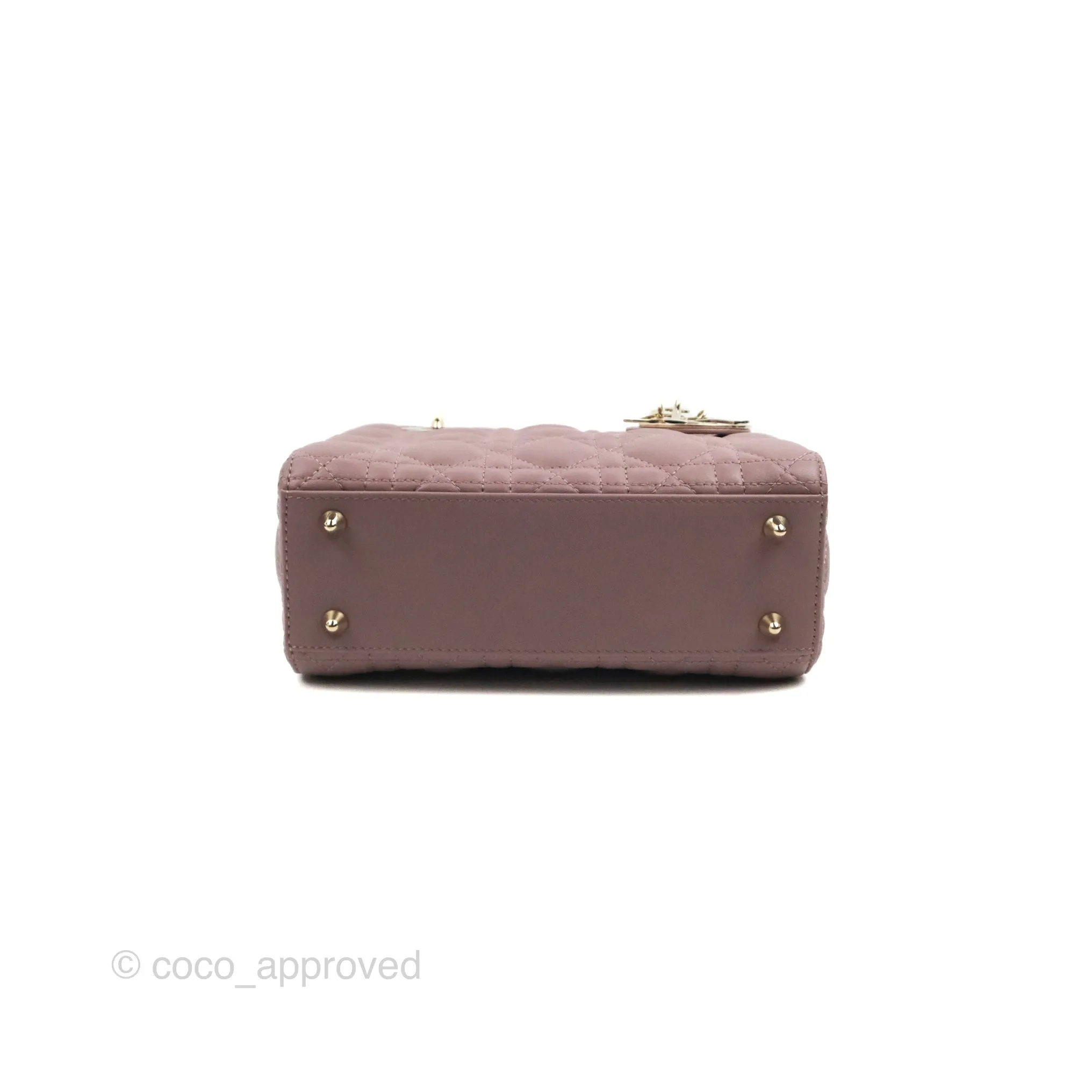 Christian Dior My ABCDior Lady Dior Peony Pink Lambskin Gold Hardware