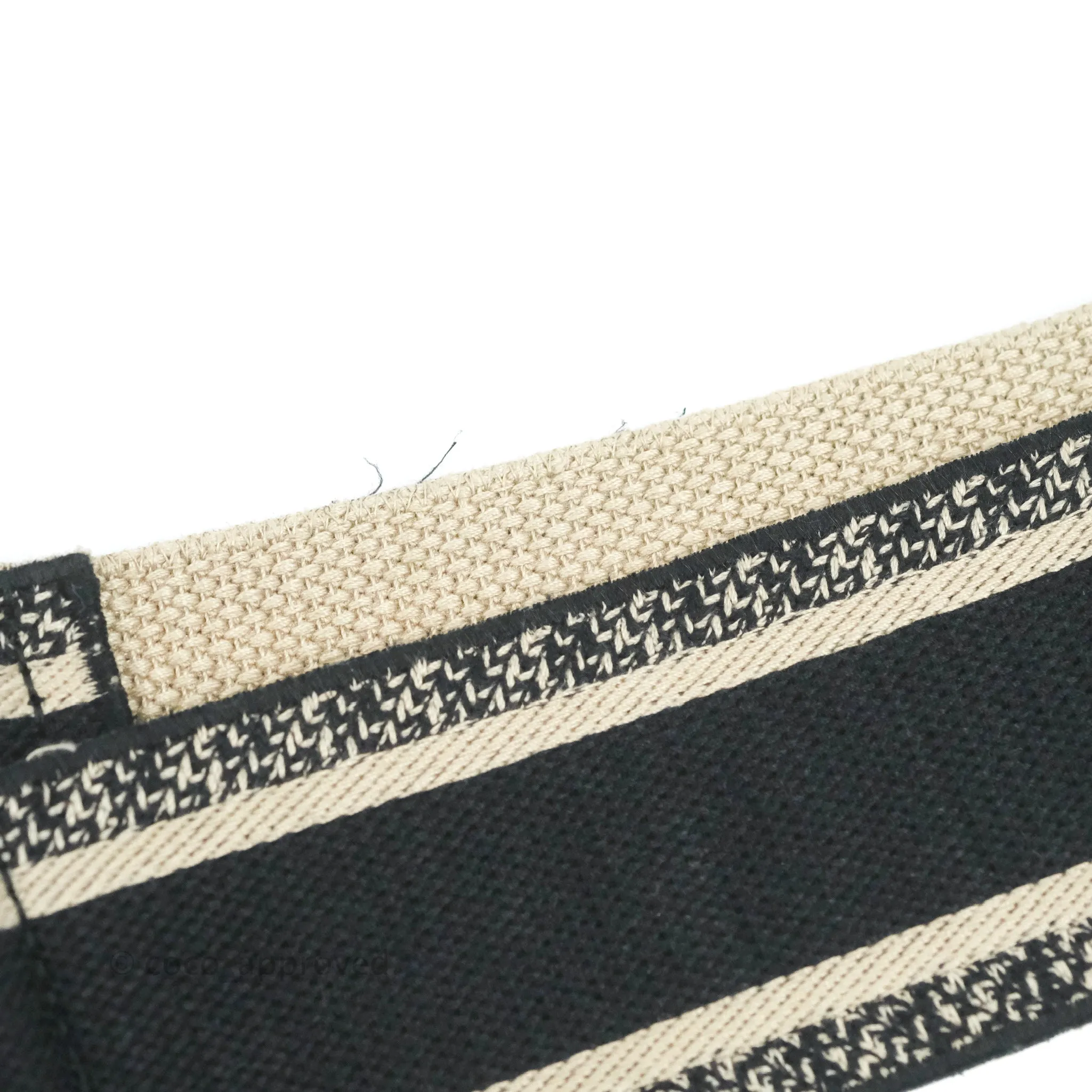Christian Dior Navy 'Christian Dior Paris' Embroidery Shoulder Strap