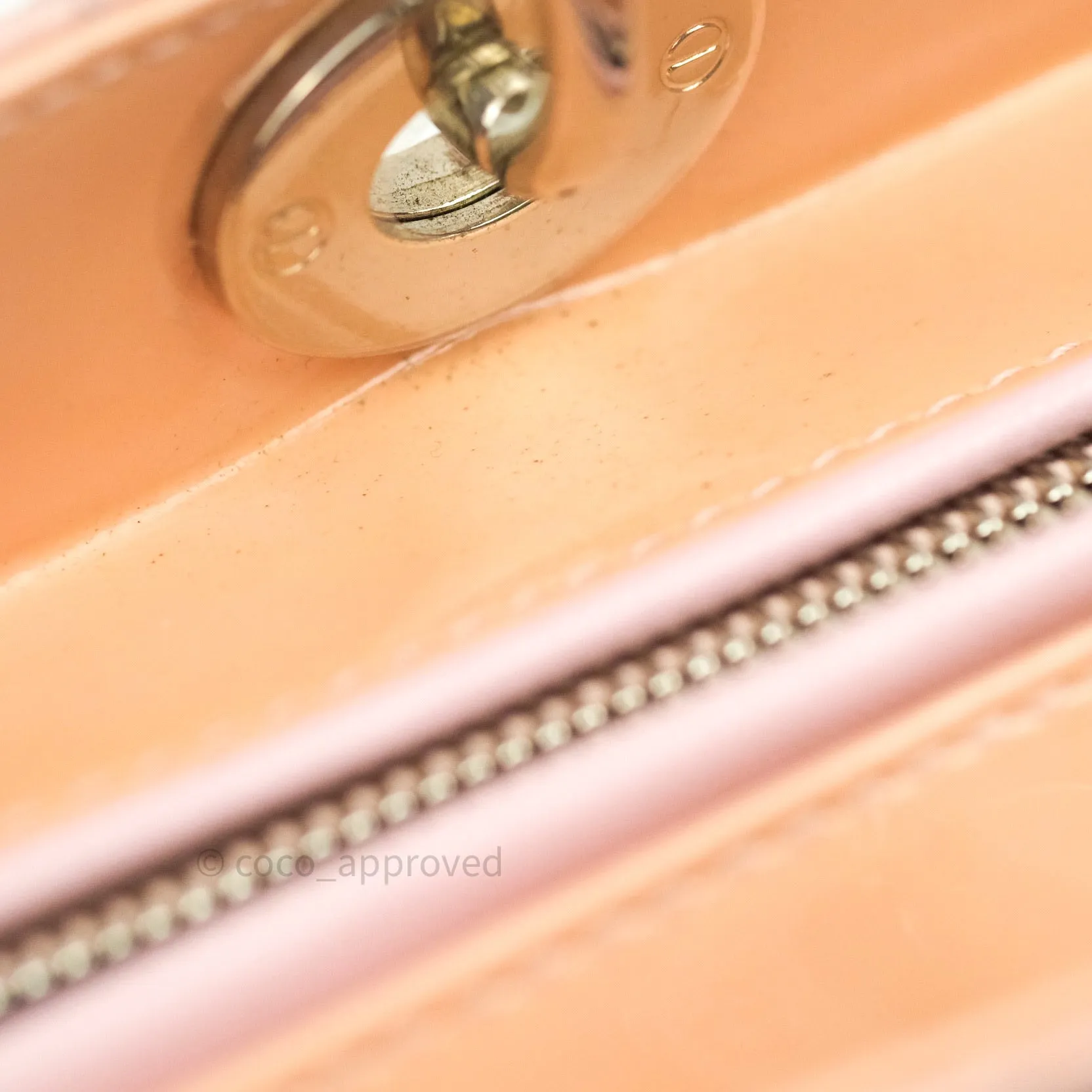 Christian Dior Patent Cannage Large Lady Dior Light Pink