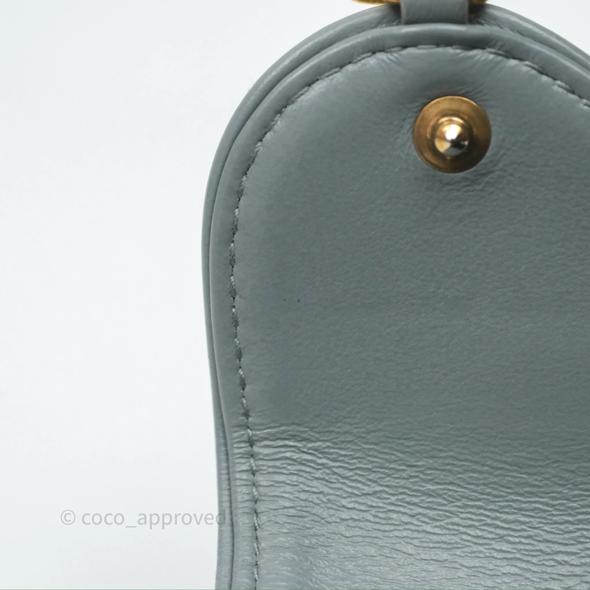 Christian Dior Saddle Bloom Card Holder Gray Dior Oblique Jacquard