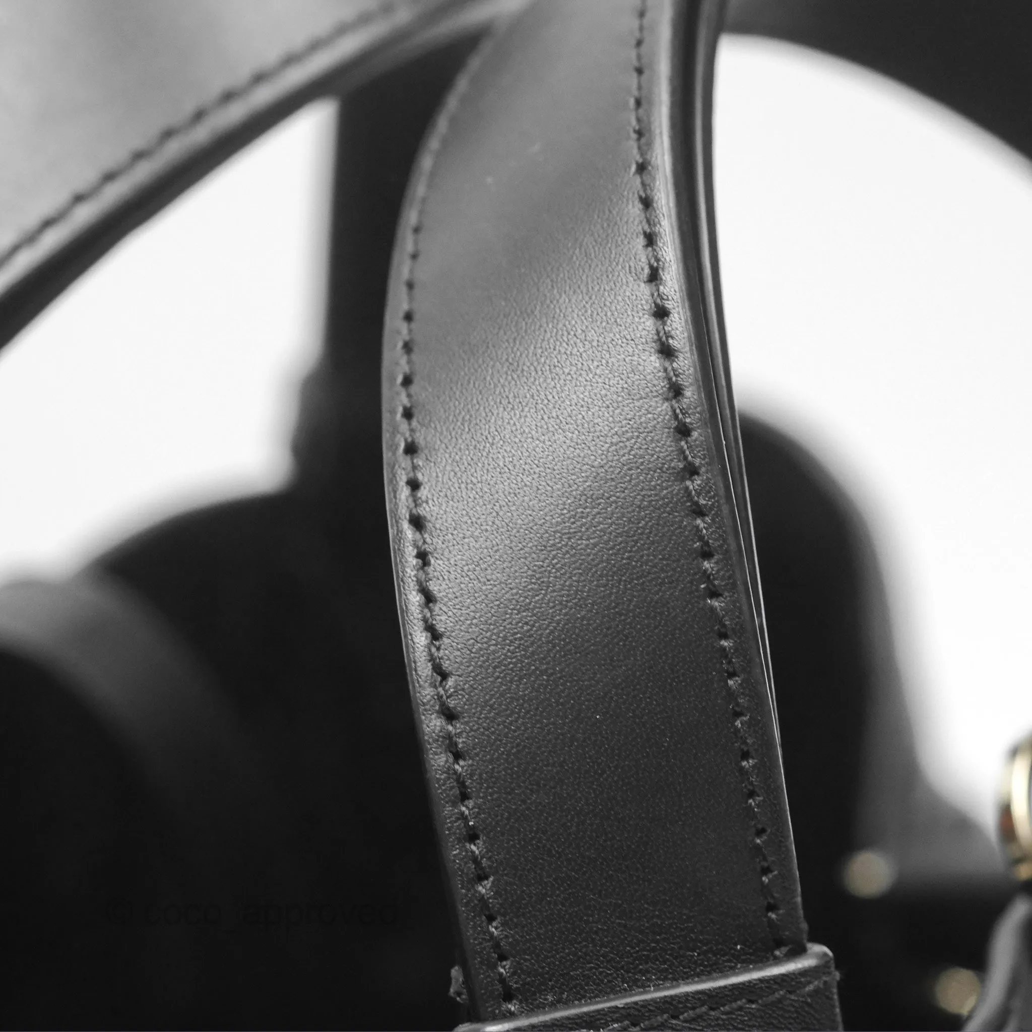 Christian Dior Small Dior Toujours Bag Black Macrocannage Calfskin