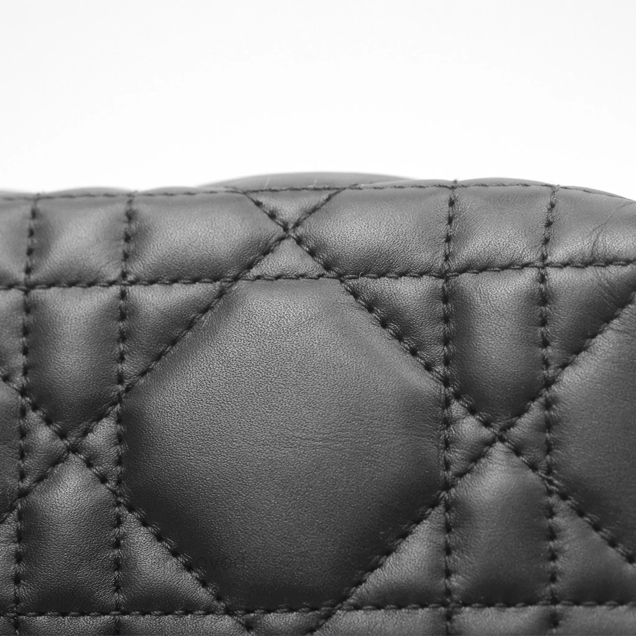 Christian Dior Small Dior Toujours Bag Black Macrocannage Calfskin