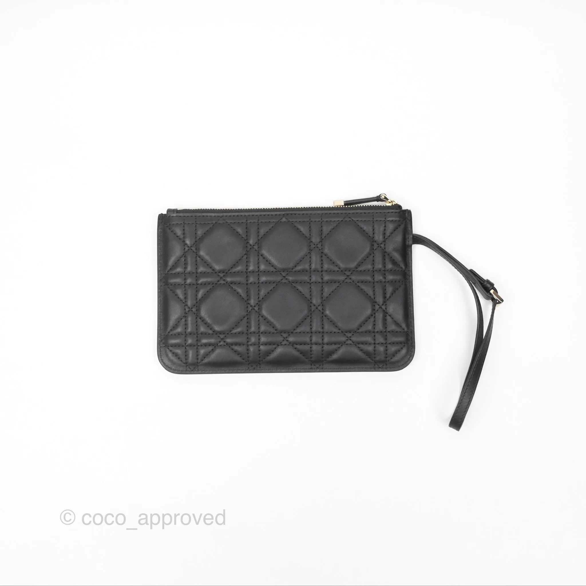 Christian Dior Small Dior Toujours Bag Black Macrocannage Calfskin