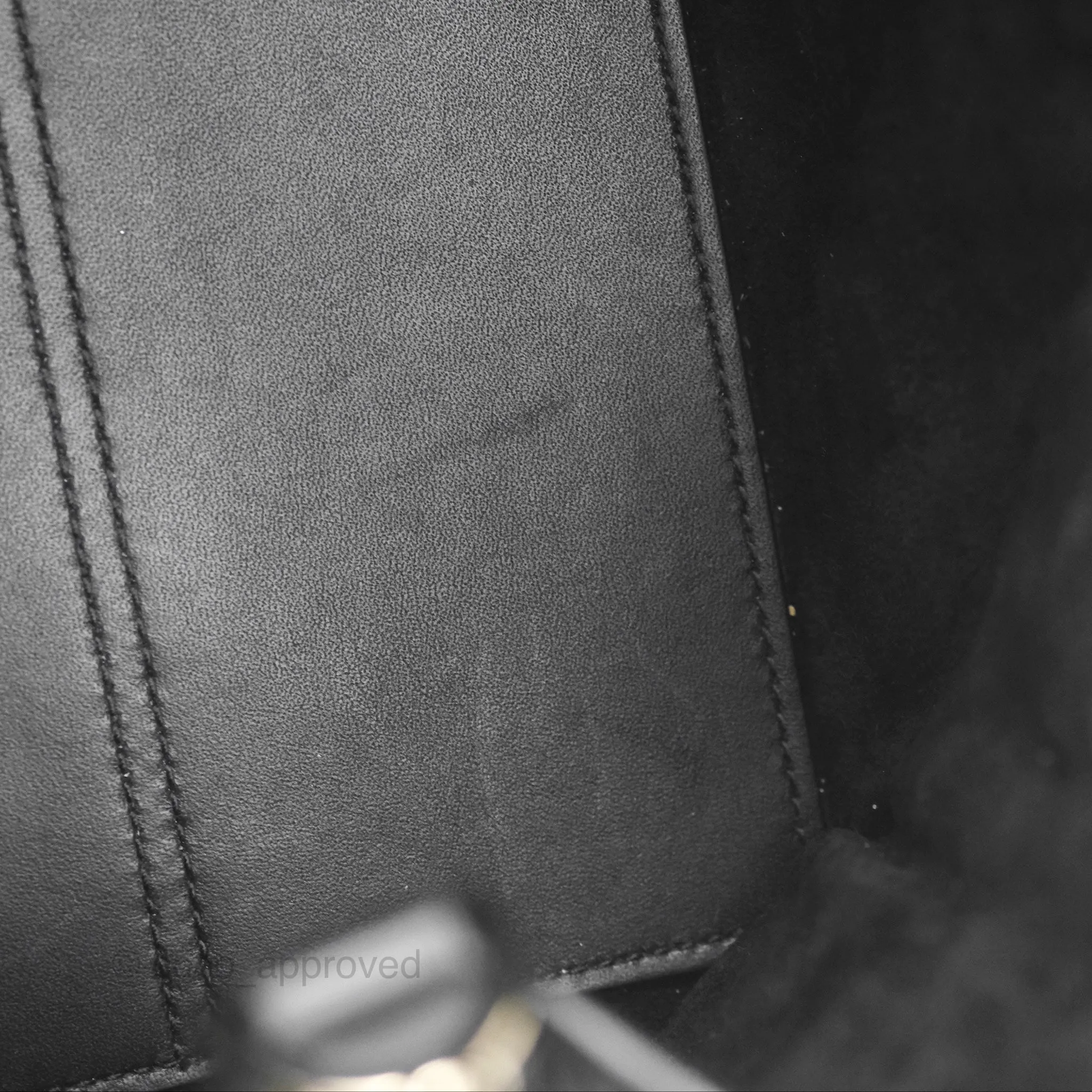 Christian Dior Small Dior Toujours Bag Black Macrocannage Calfskin