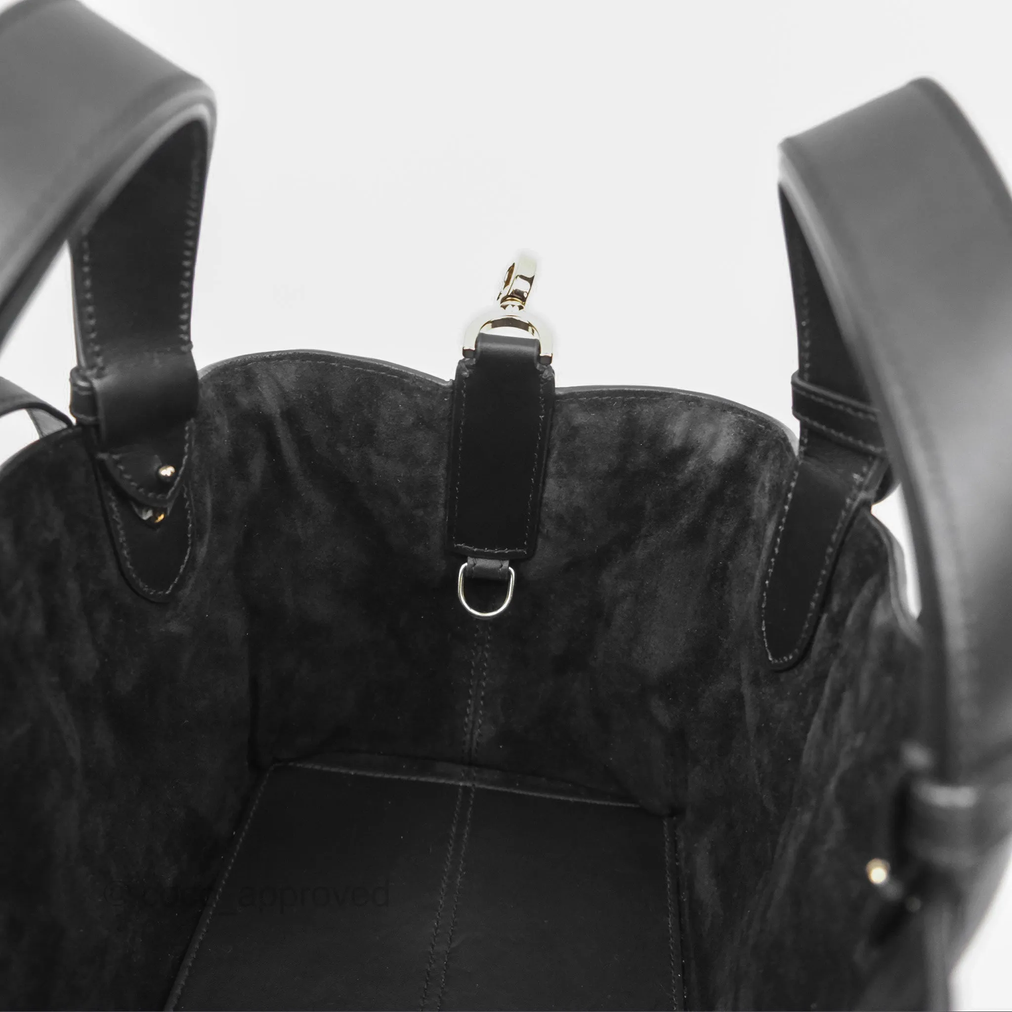 Christian Dior Small Dior Toujours Bag Black Macrocannage Calfskin