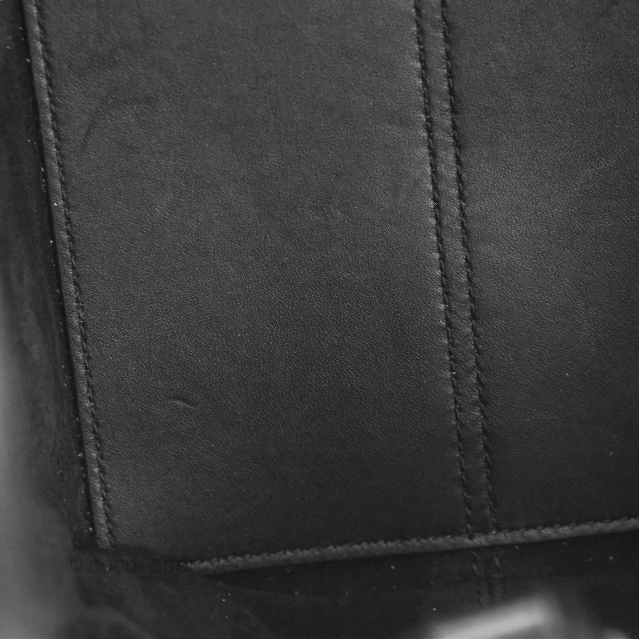Christian Dior Small Dior Toujours Bag Black Macrocannage Calfskin