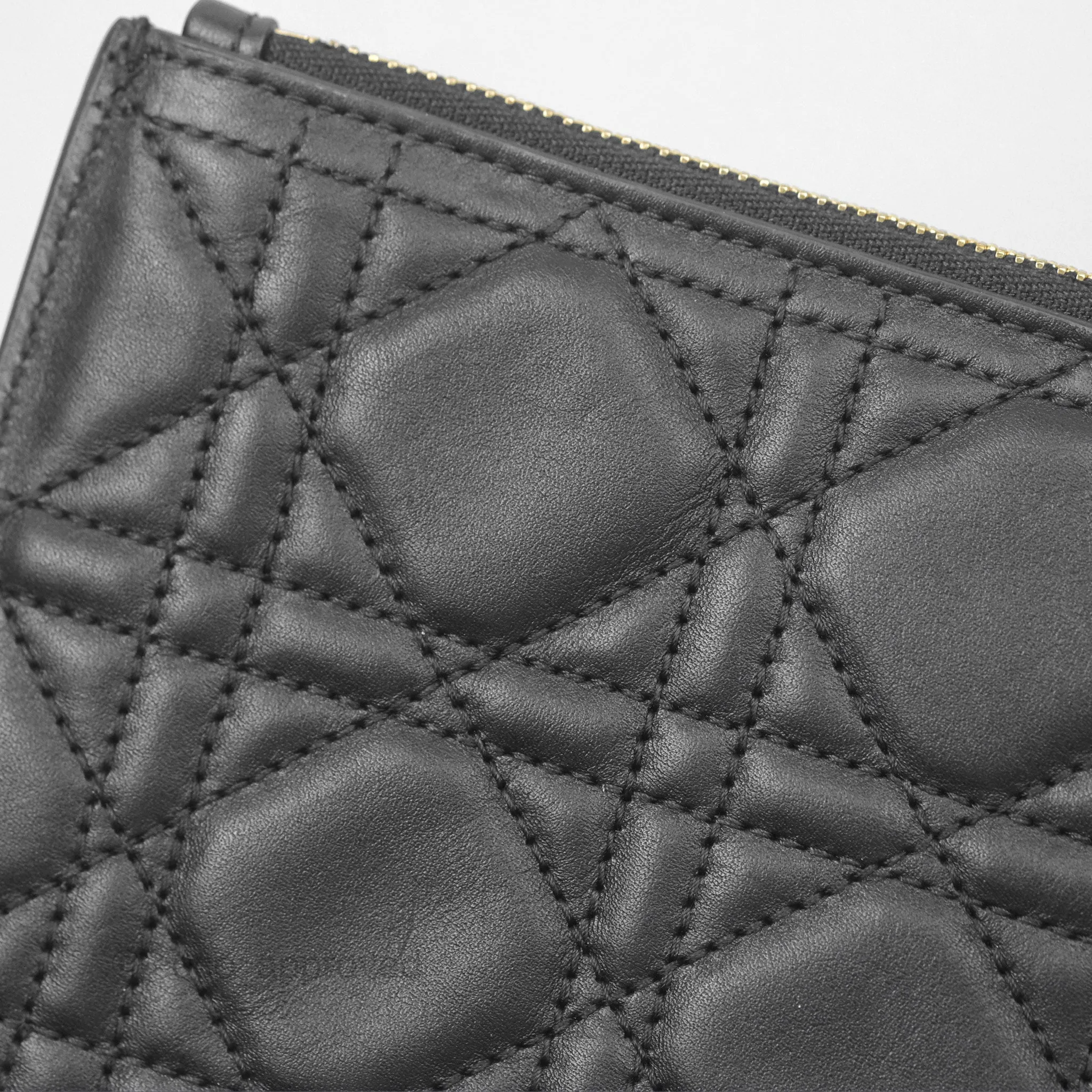 Christian Dior Small Dior Toujours Bag Black Macrocannage Calfskin