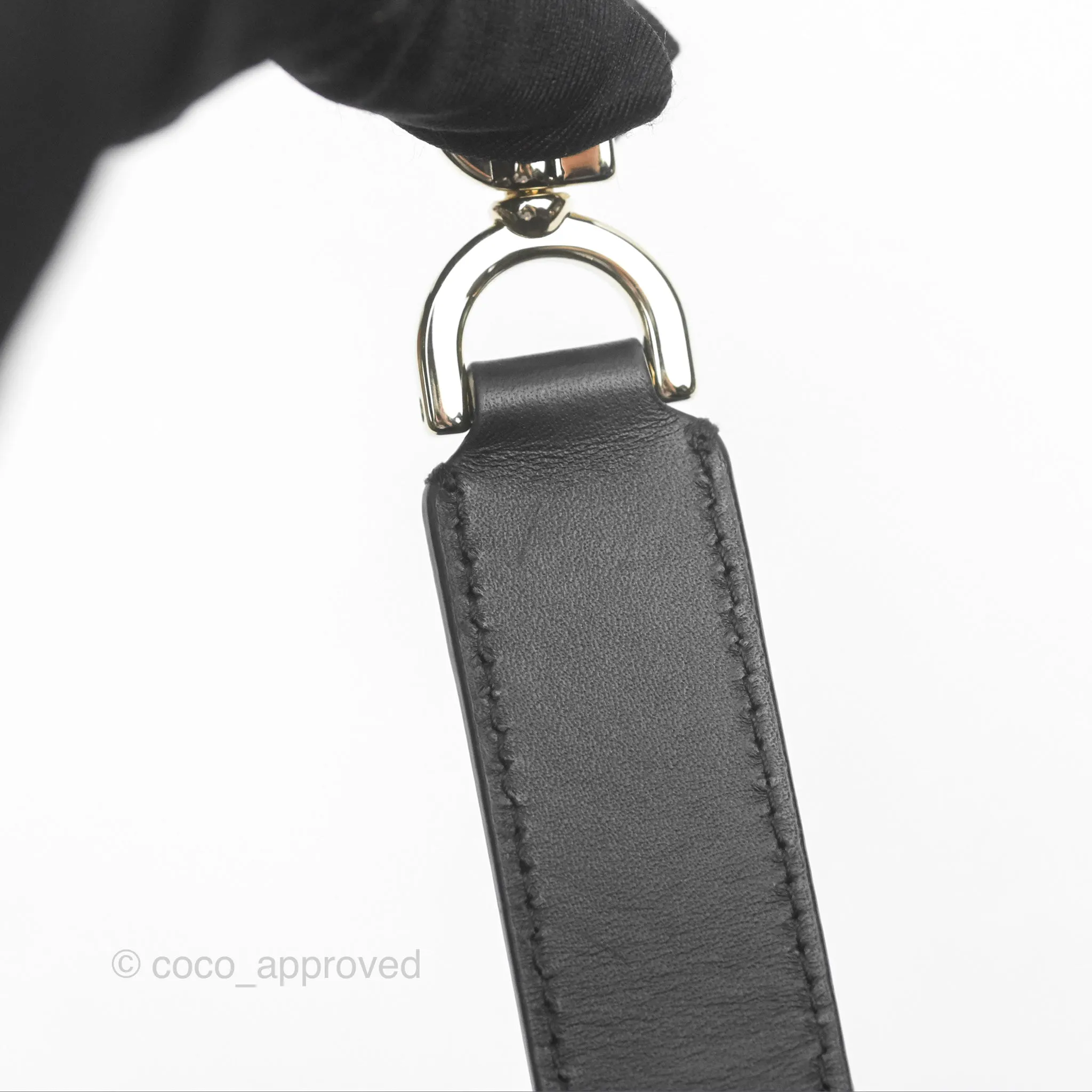 Christian Dior Small Dior Toujours Bag Black Macrocannage Calfskin