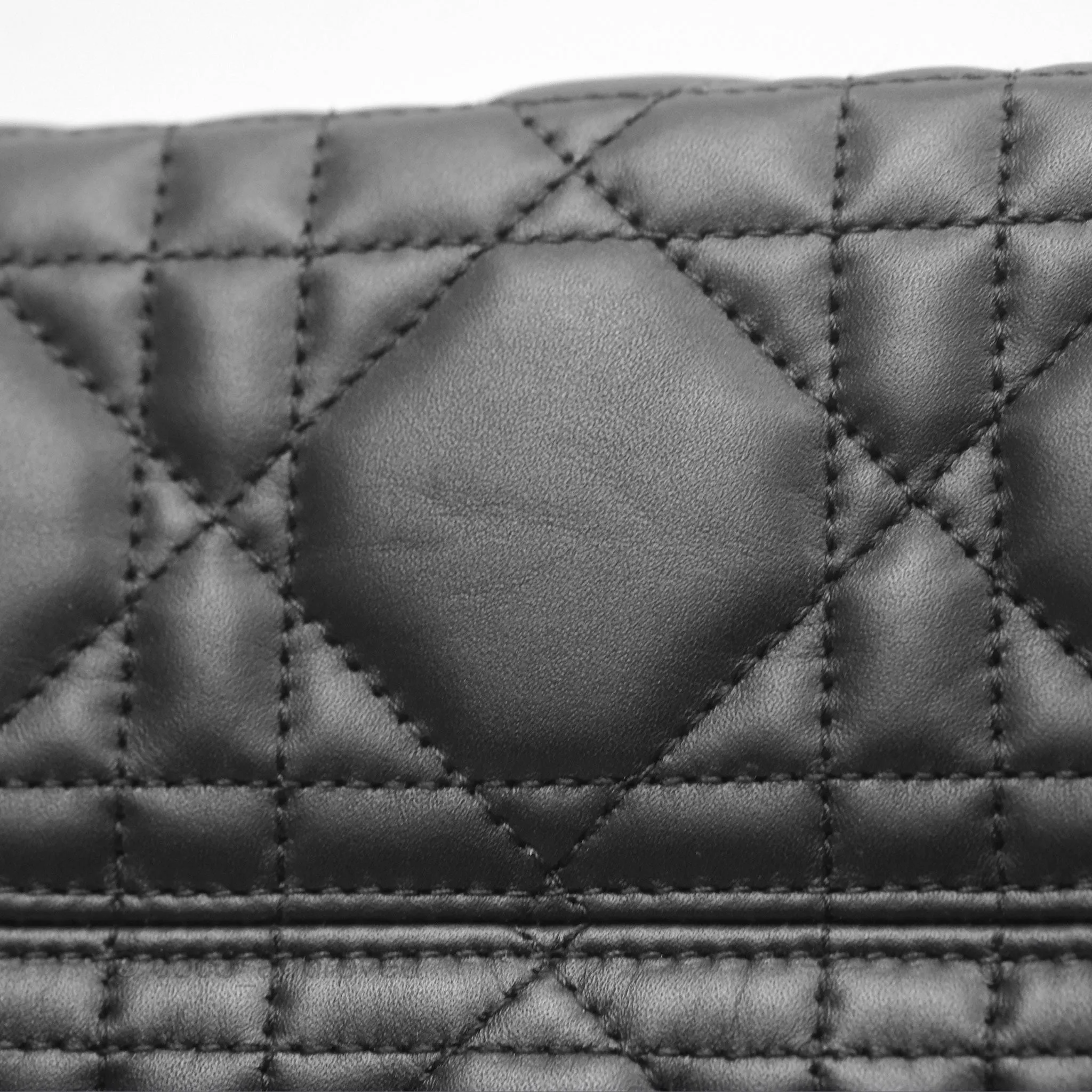 Christian Dior Small Dior Toujours Bag Black Macrocannage Calfskin