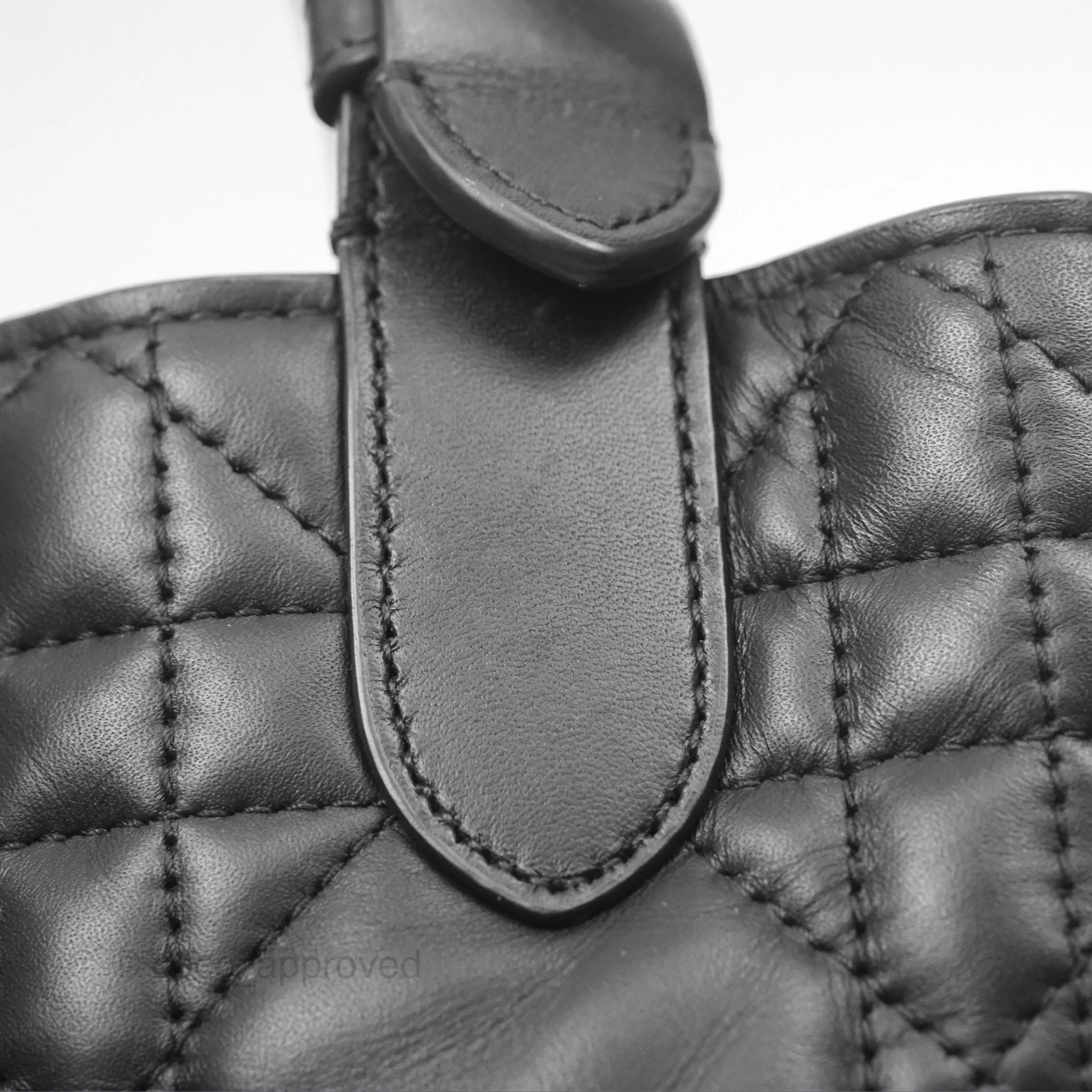 Christian Dior Small Dior Toujours Bag Black Macrocannage Calfskin