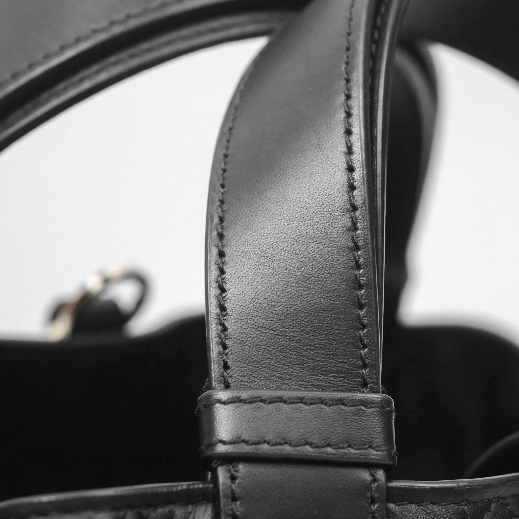 Christian Dior Small Dior Toujours Bag Black Macrocannage Calfskin
