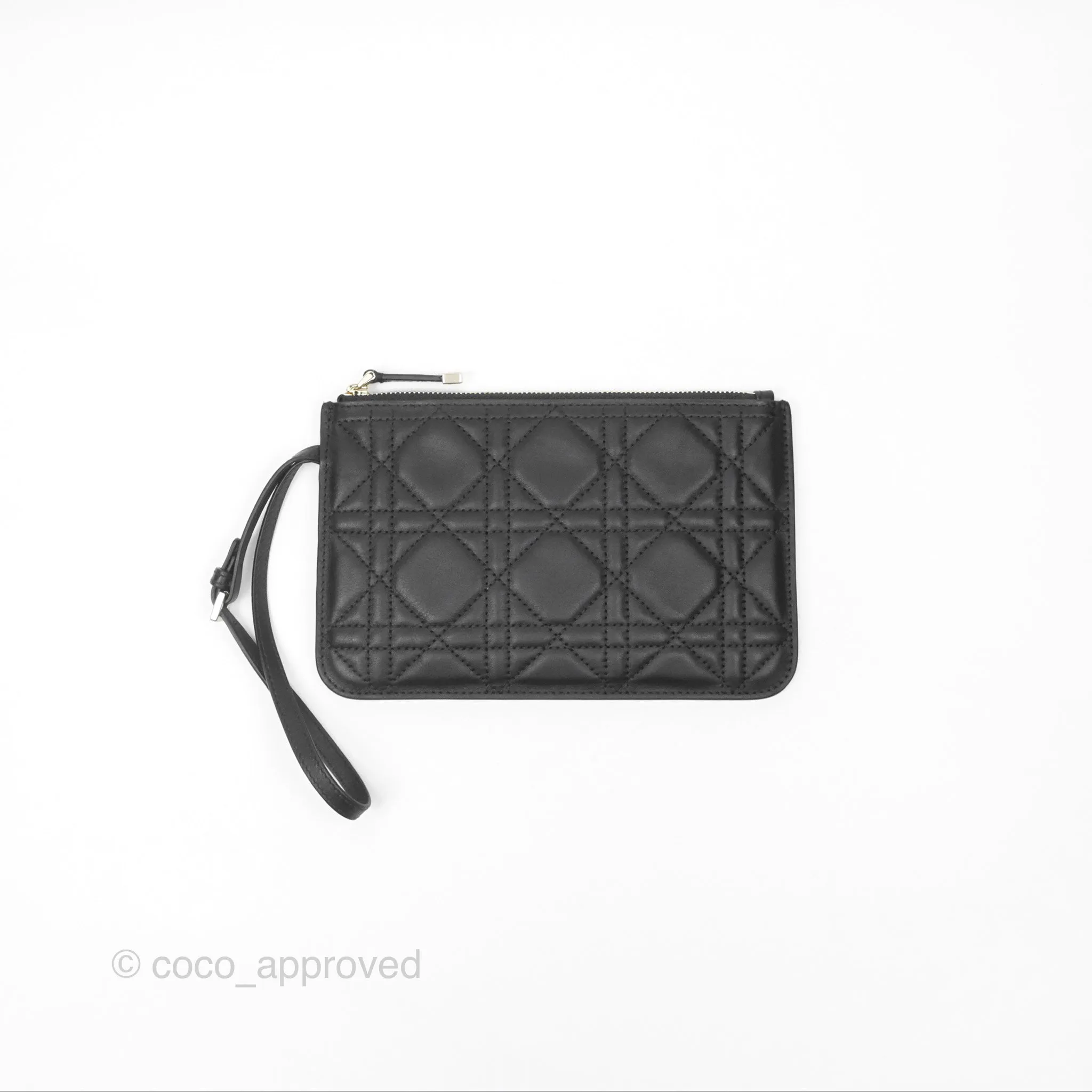 Christian Dior Small Dior Toujours Bag Black Macrocannage Calfskin