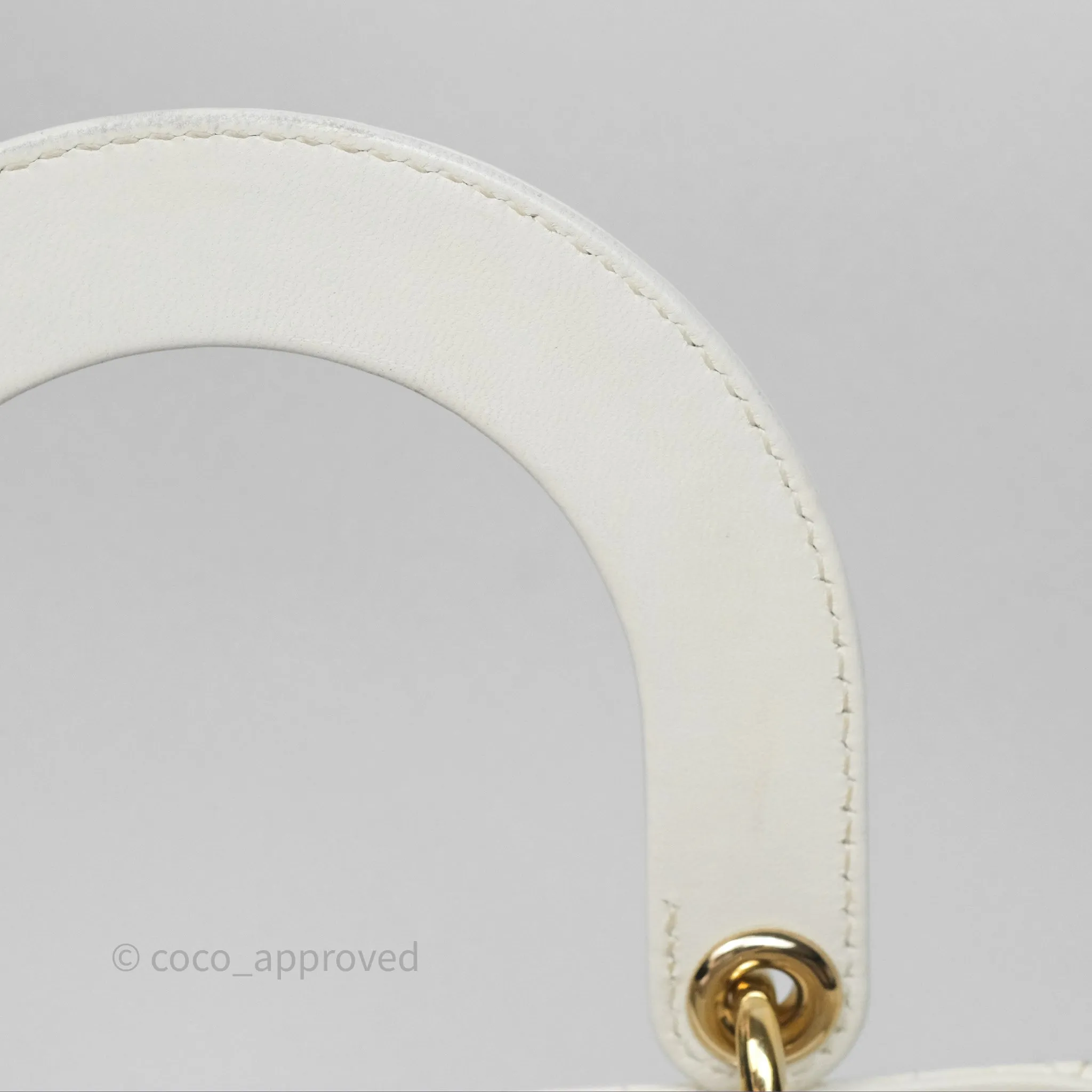 Christian Dior Small Lady Dior My ABCDior Bag Latte Cannage Lambskin