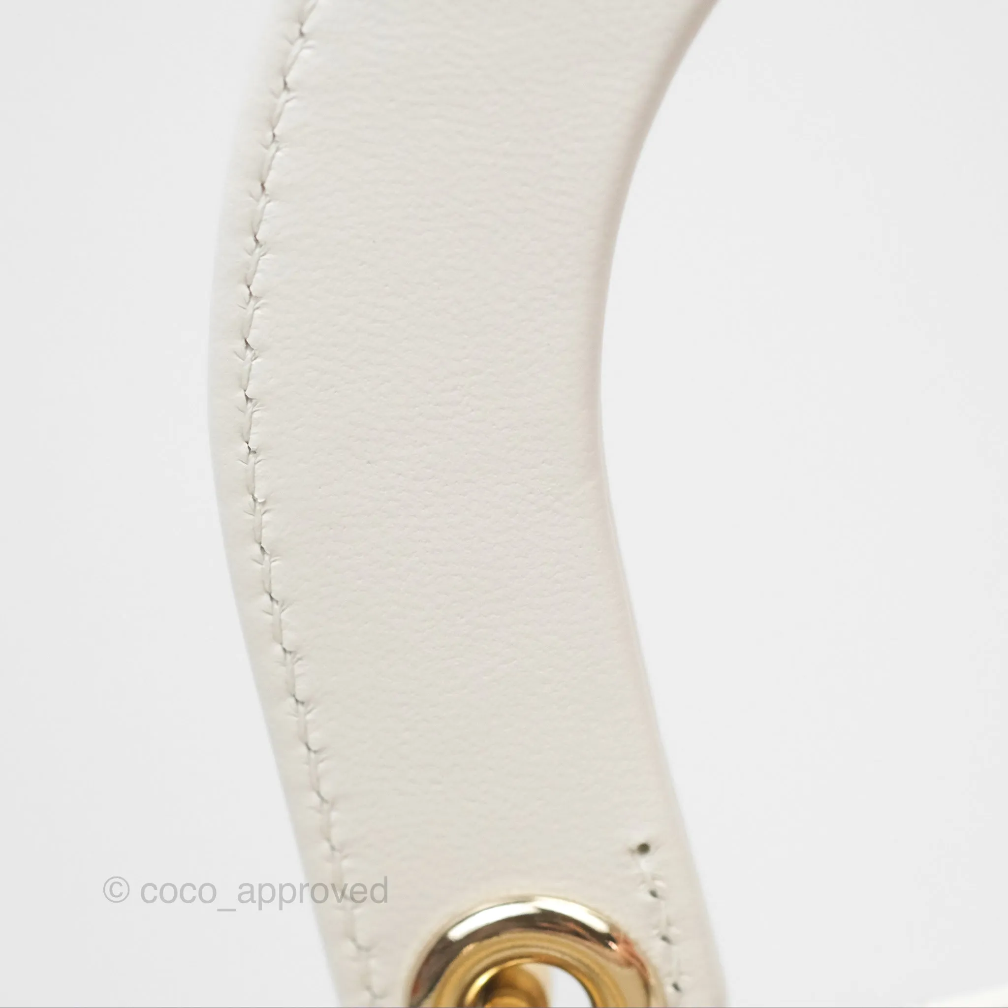Christian Dior Small Lady Dior My ABCDior Bag Latte Cannage Lambskin