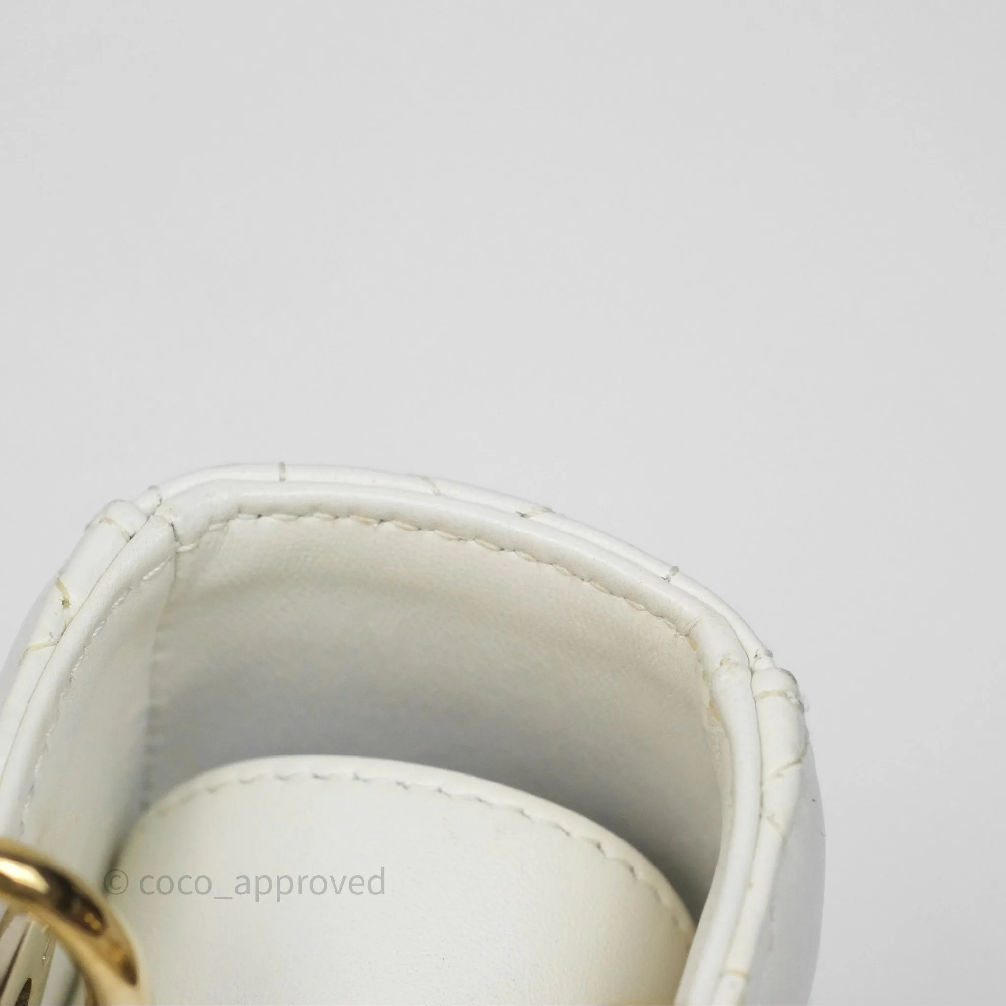 Christian Dior Small Lady Dior My ABCDior Bag Latte Cannage Lambskin