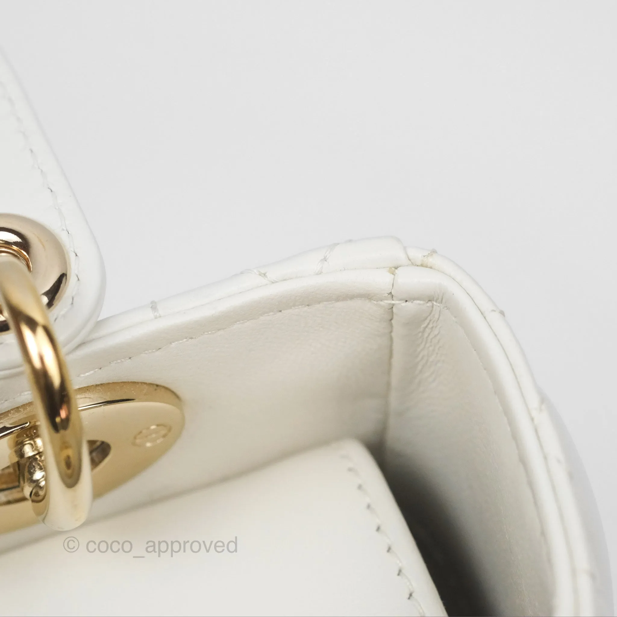 Christian Dior Small Lady Dior My ABCDior Bag Latte Cannage Lambskin